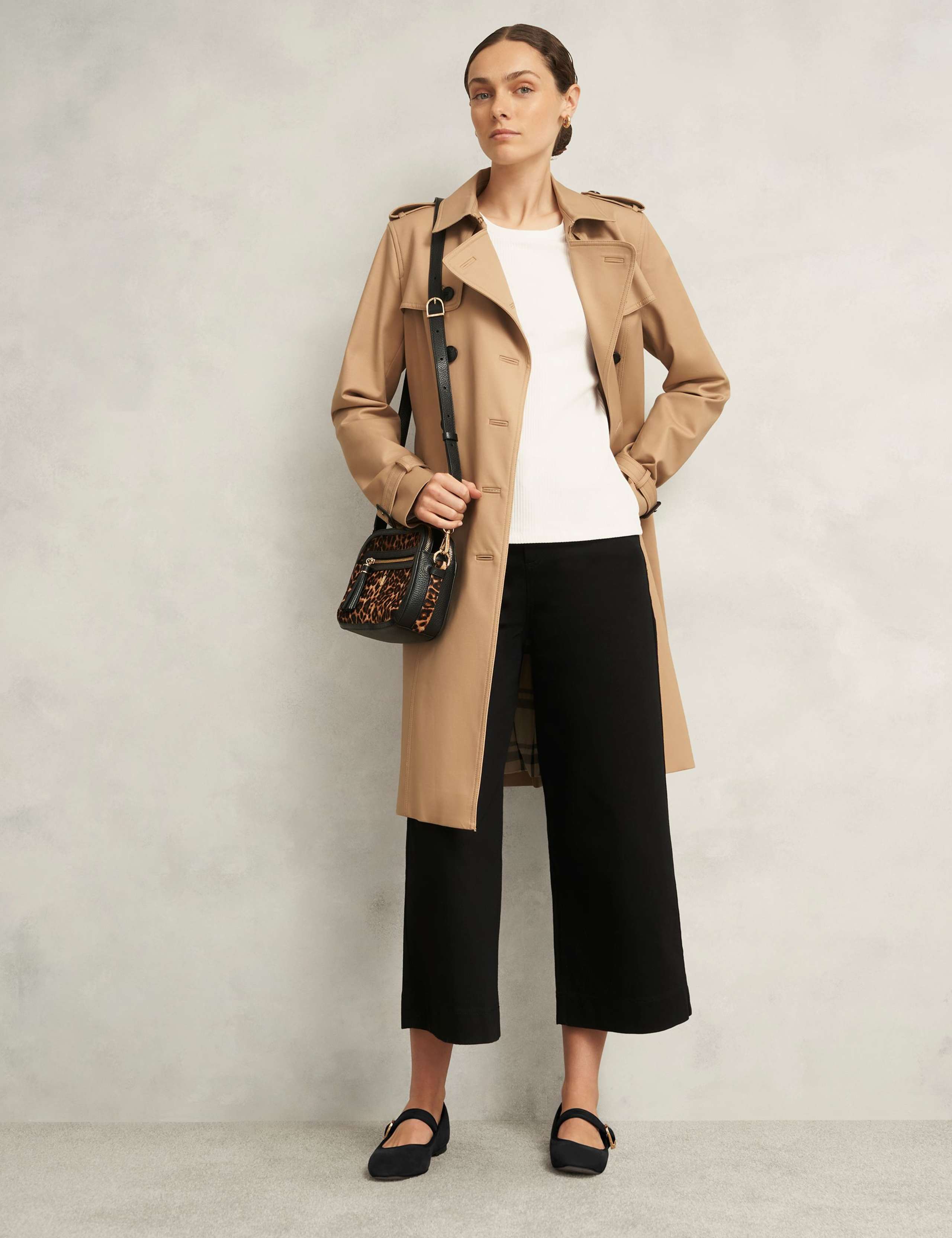 Cotton Rich Textured Button Detail Top 4 of 5