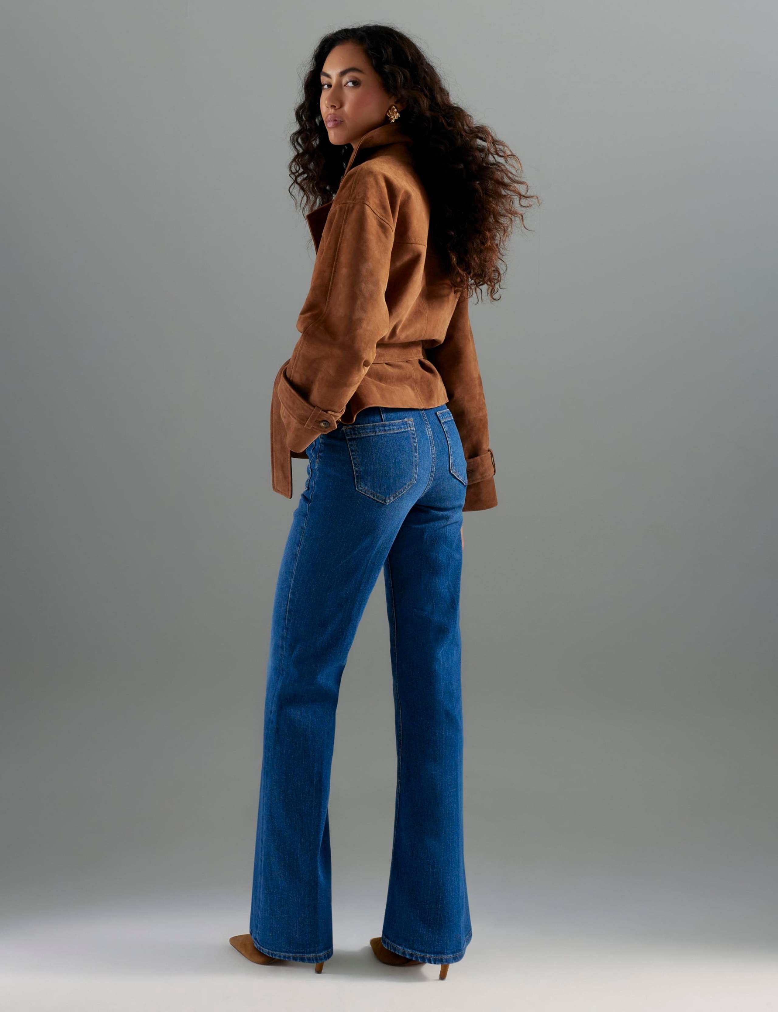 Relaxed High Waisted Flared Jeans 4 of 4