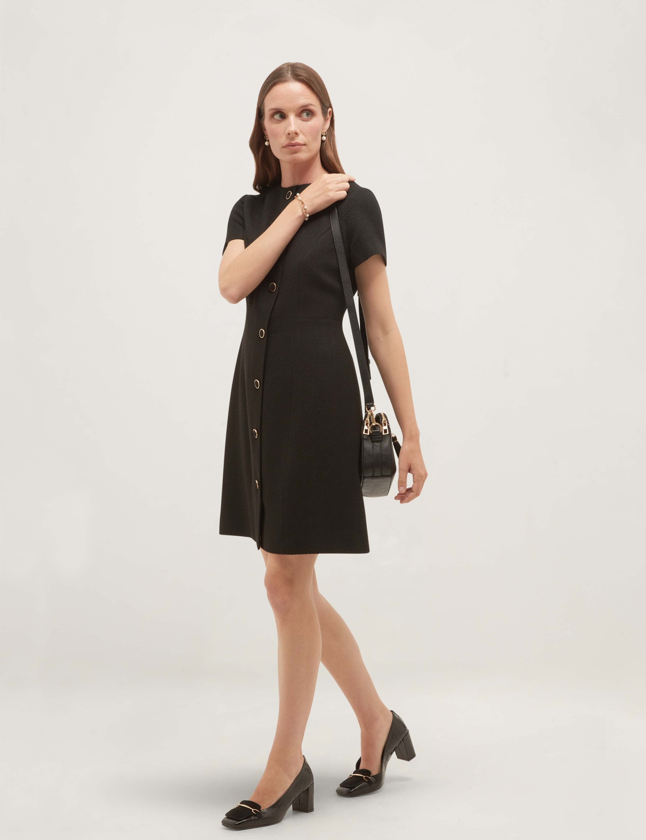 Textured Mini Shift Dress 4 of 6
