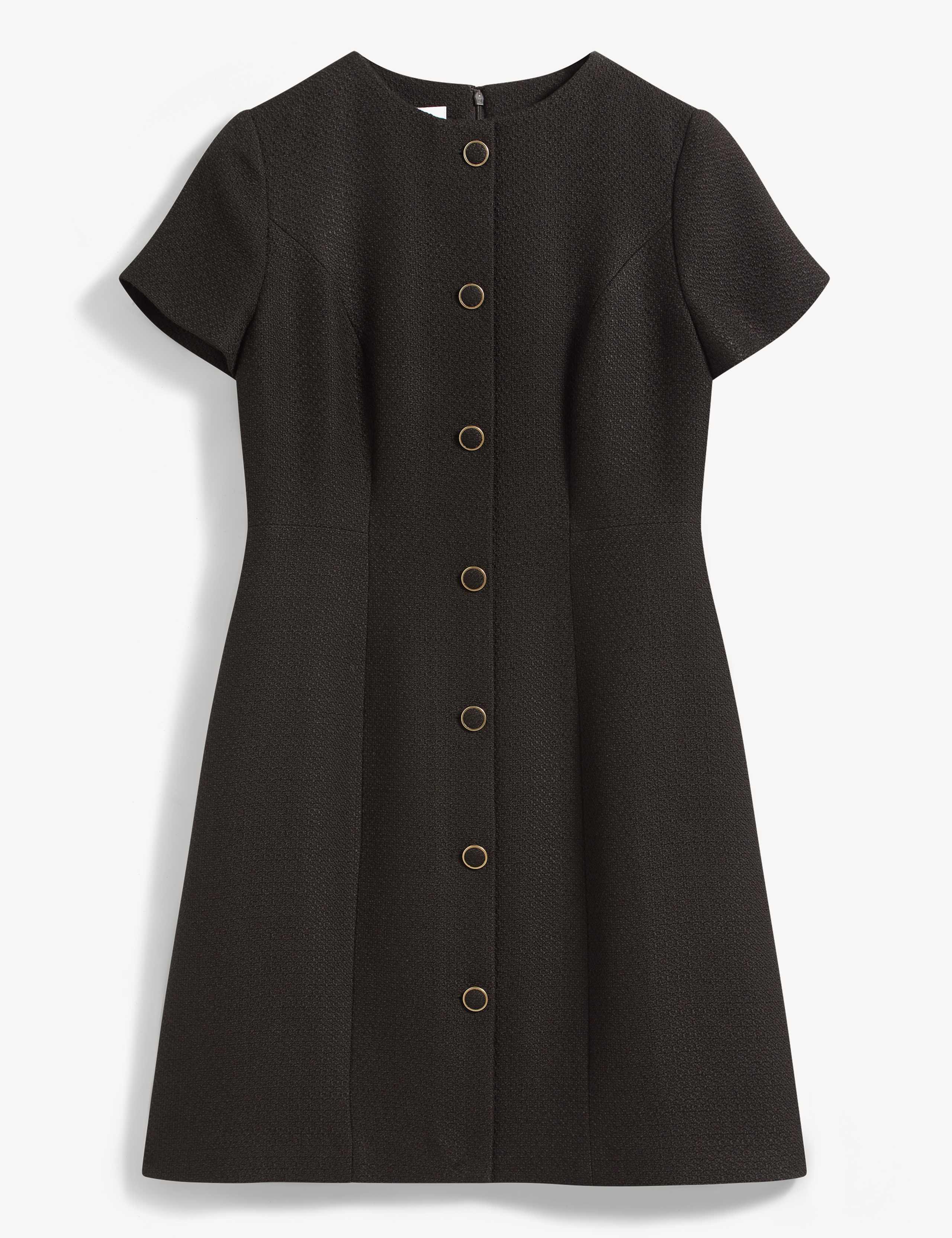 Textured Mini Shift Dress 2 of 6