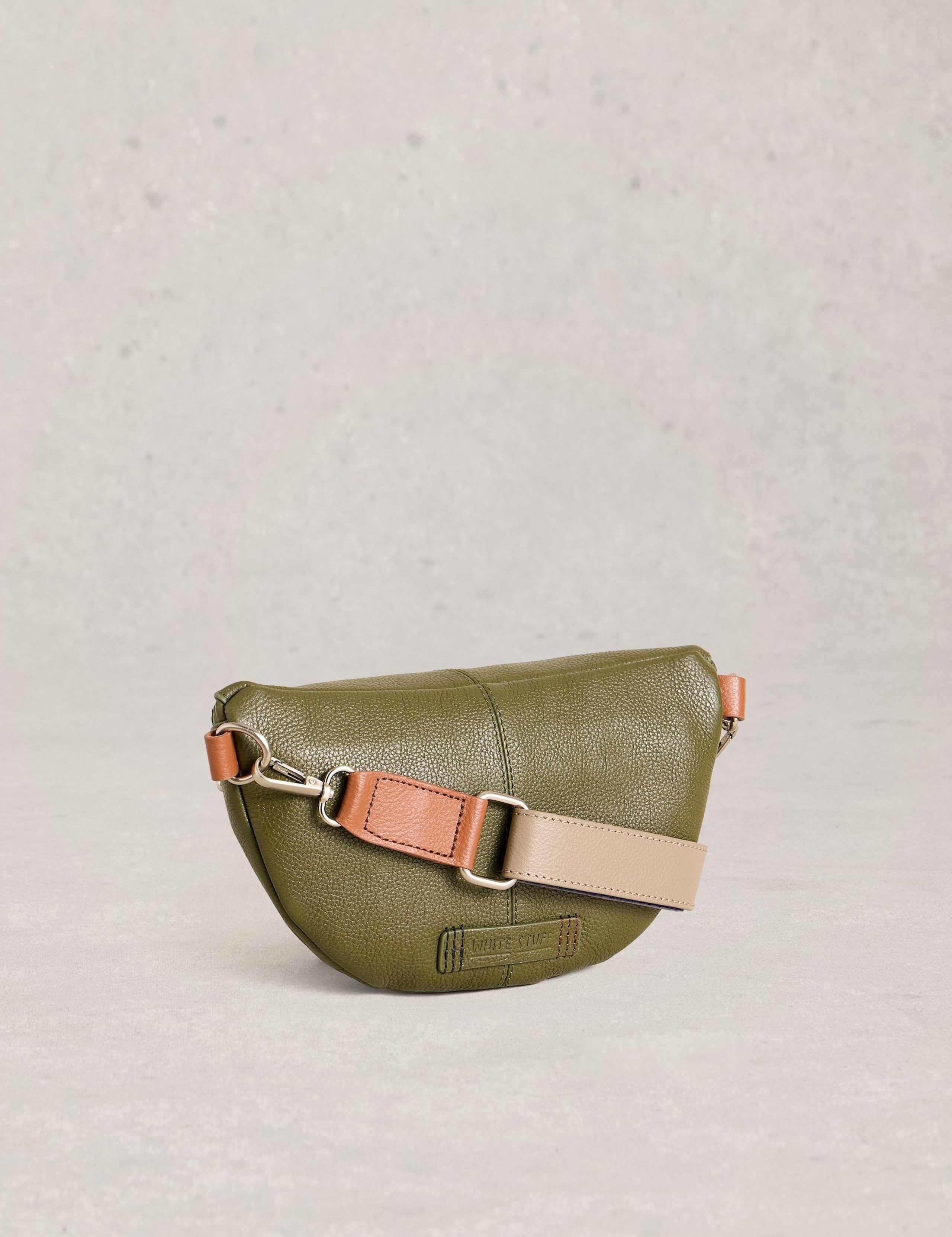 Leather Studded Mini Sling Bag 2 of 4