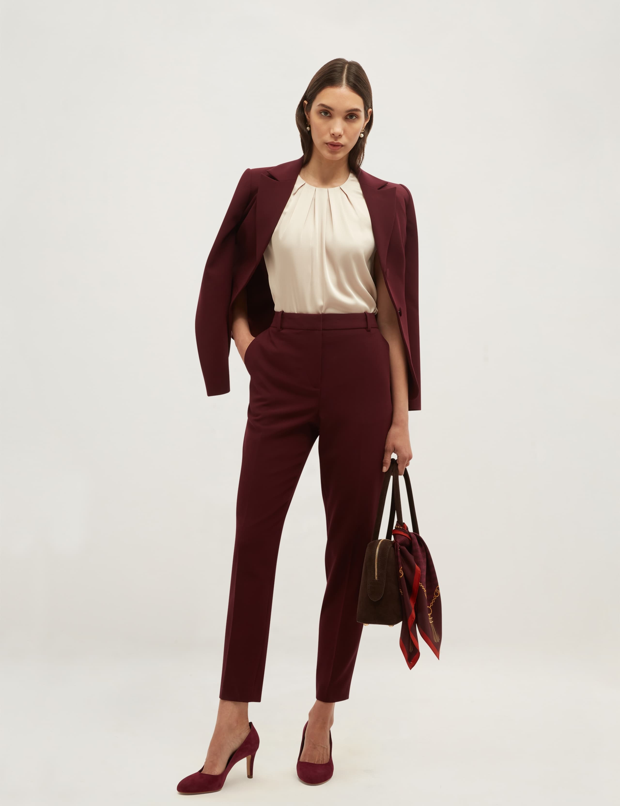 Tapered Ankle Grazer Trousers 4 of 5
