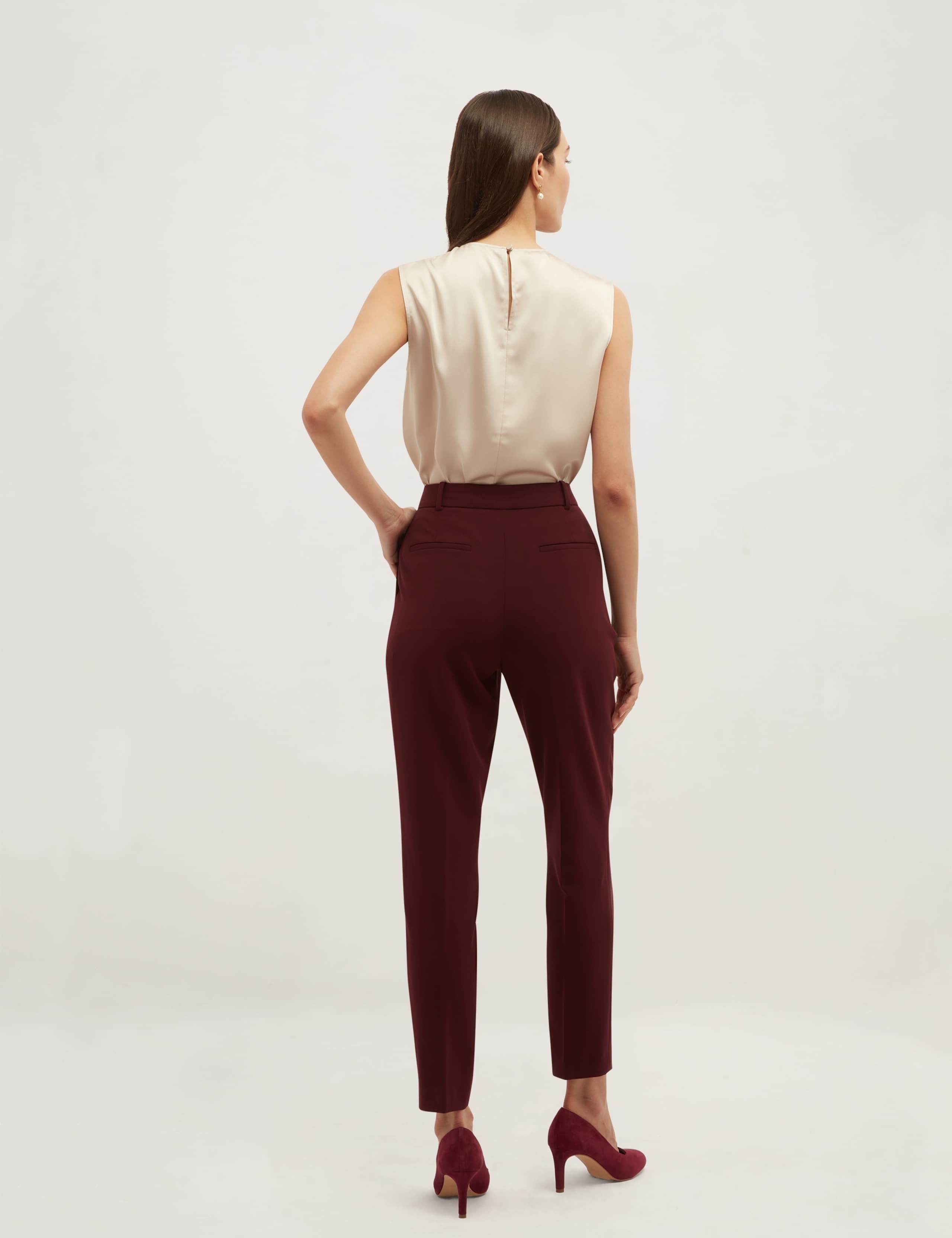 Tapered Ankle Grazer Trousers 5 of 5