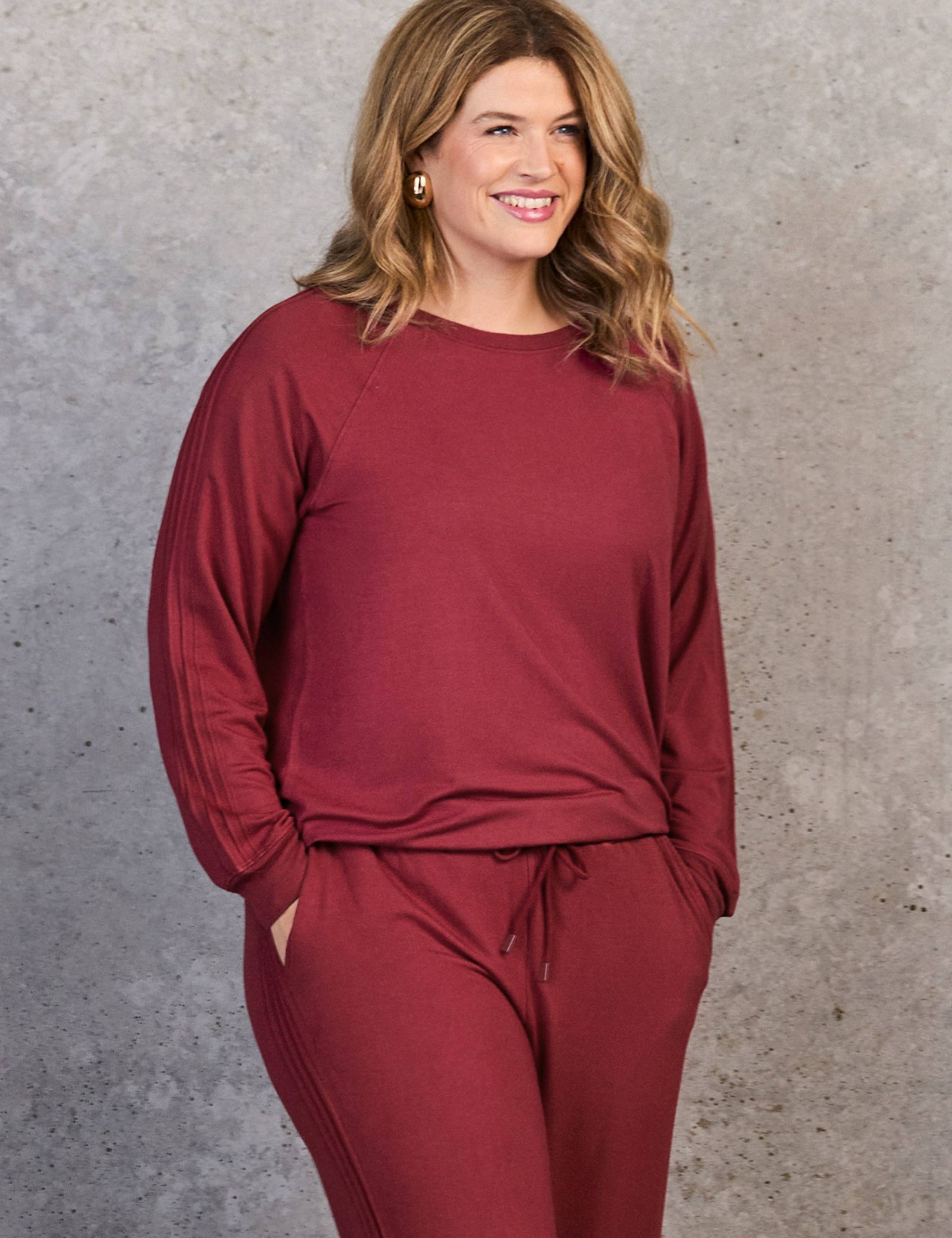 Cotton Modal Blend Crew Neck Sweatshirt 2 of 4