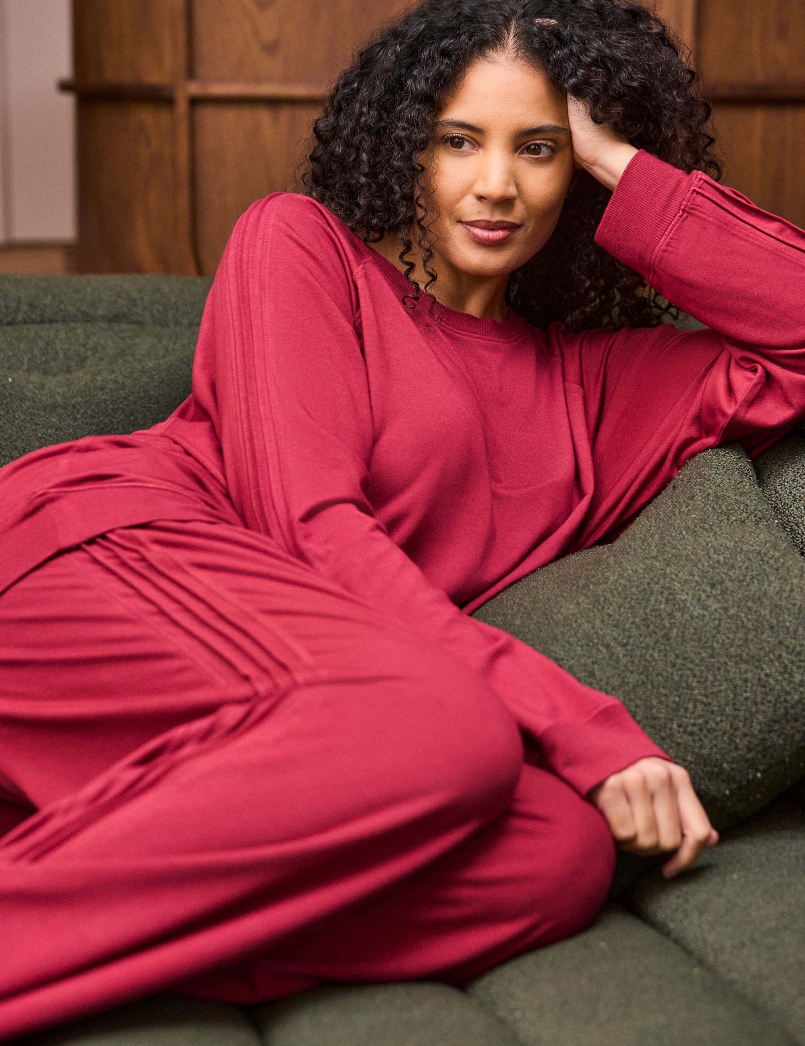 Cotton Modal Blend Crew Neck Sweatshirt 4 of 4