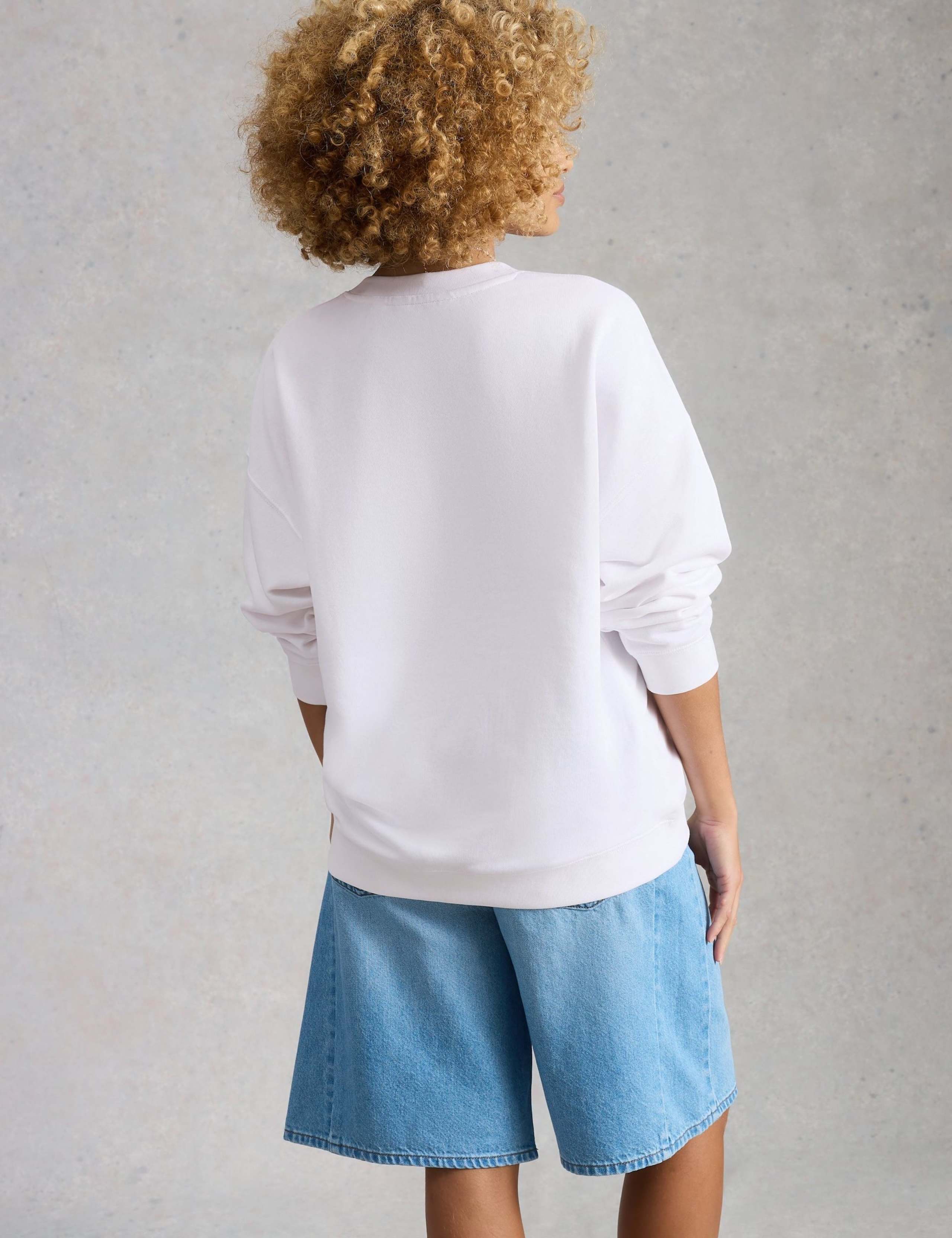 Cotton Rich Printed Sweatshirt 6 of 6