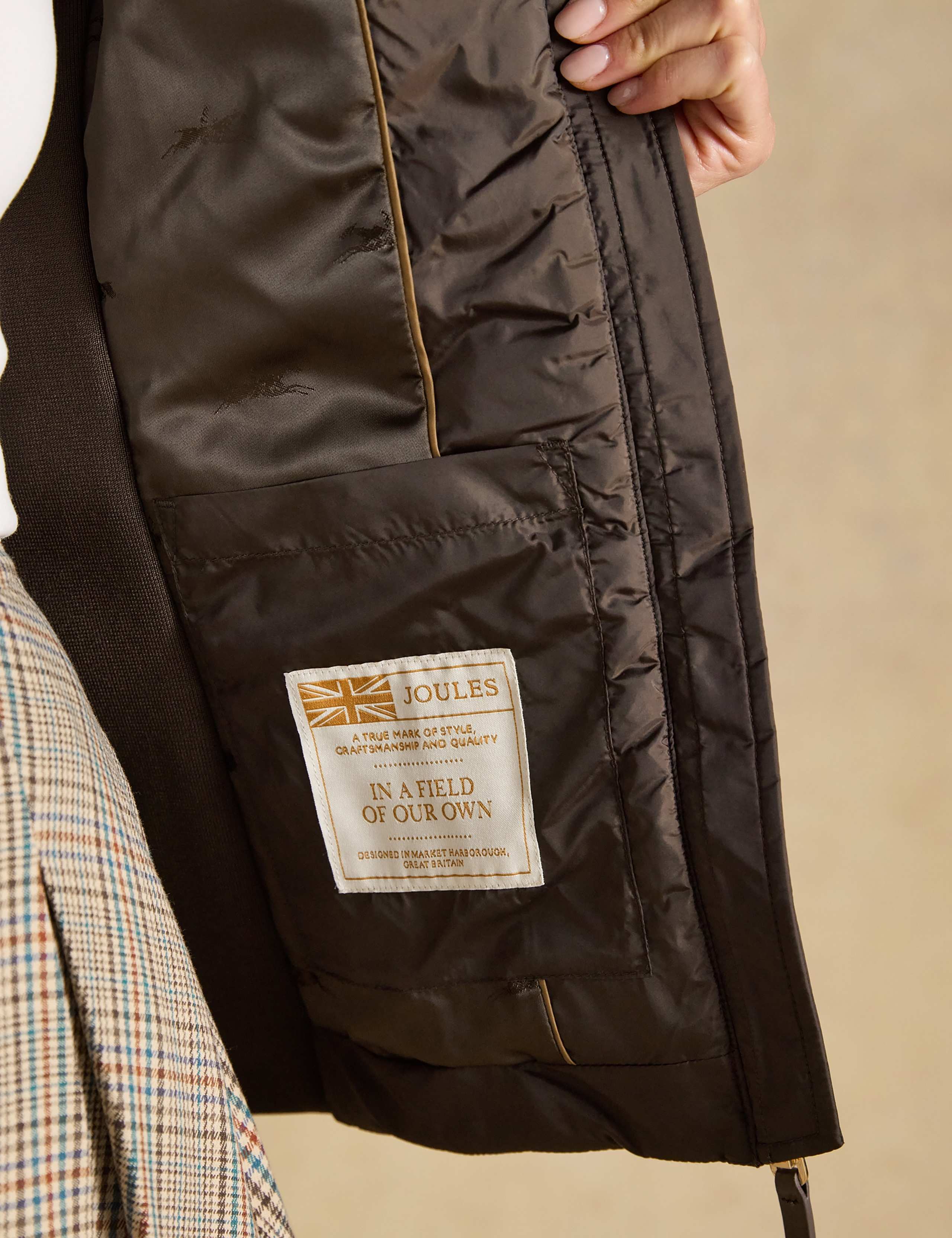 Diamond Quilted Funnel Neck Coat 5 of 11