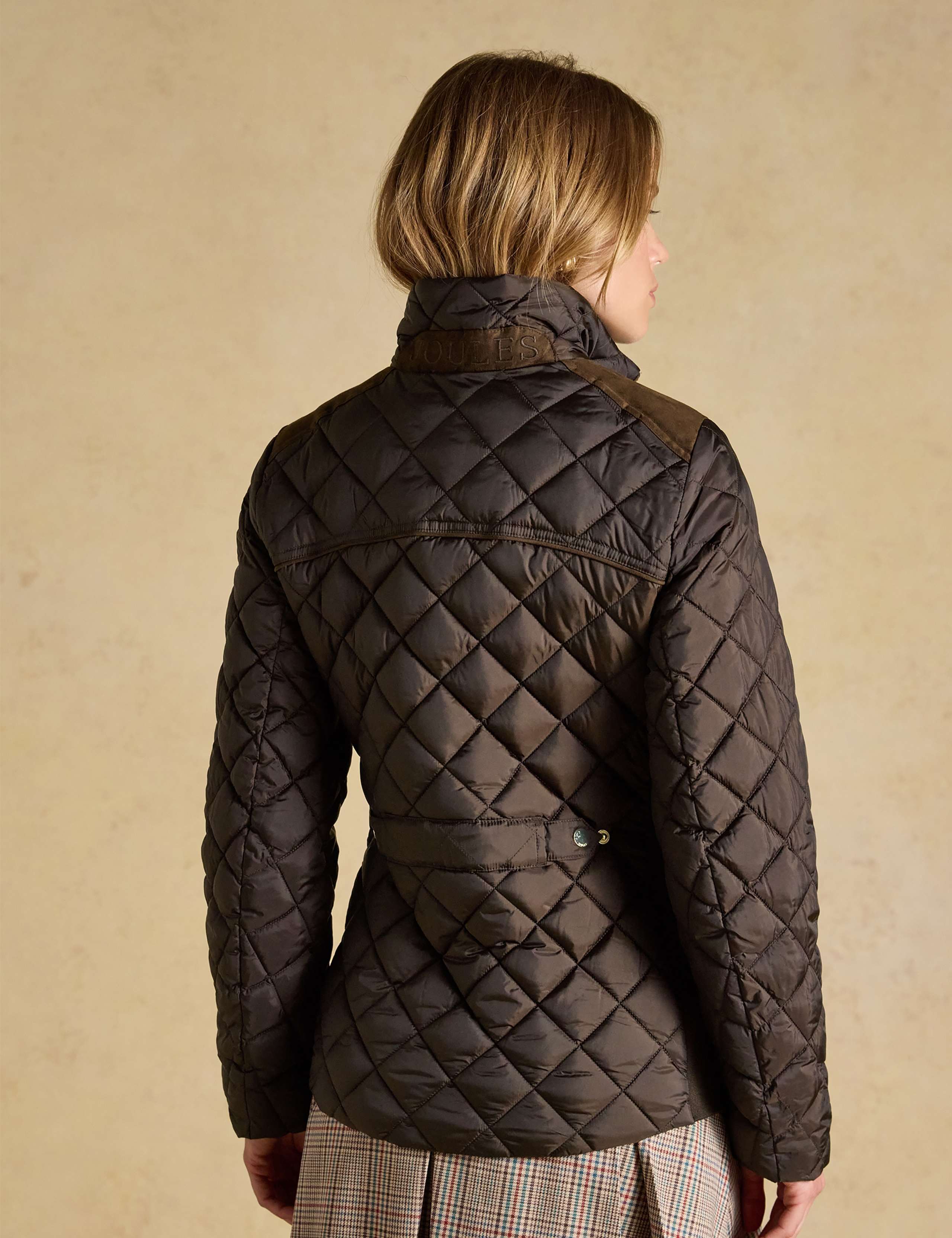Diamond Quilted Funnel Neck Coat 6 of 11
