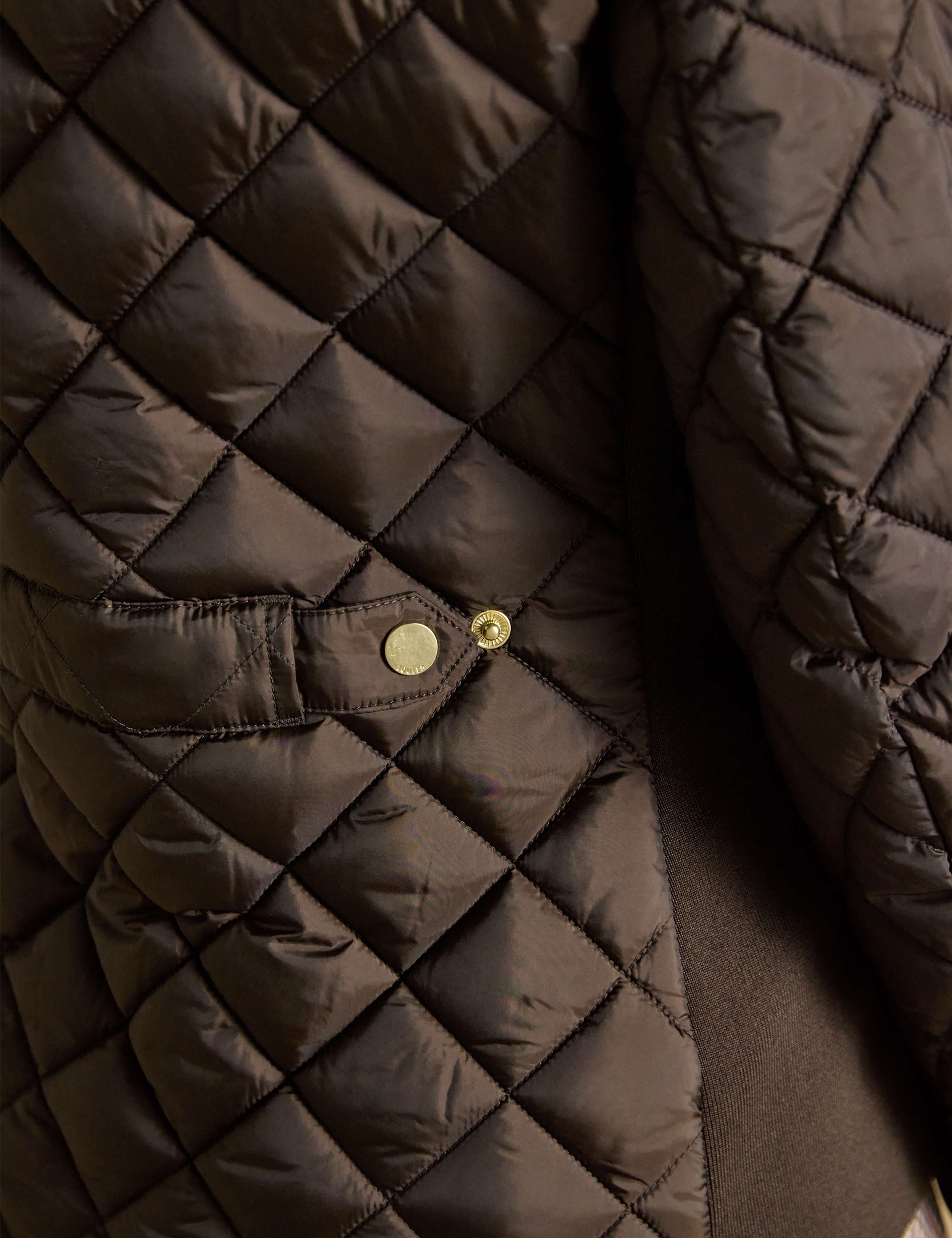 Diamond Quilted Funnel Neck Coat 8 of 11
