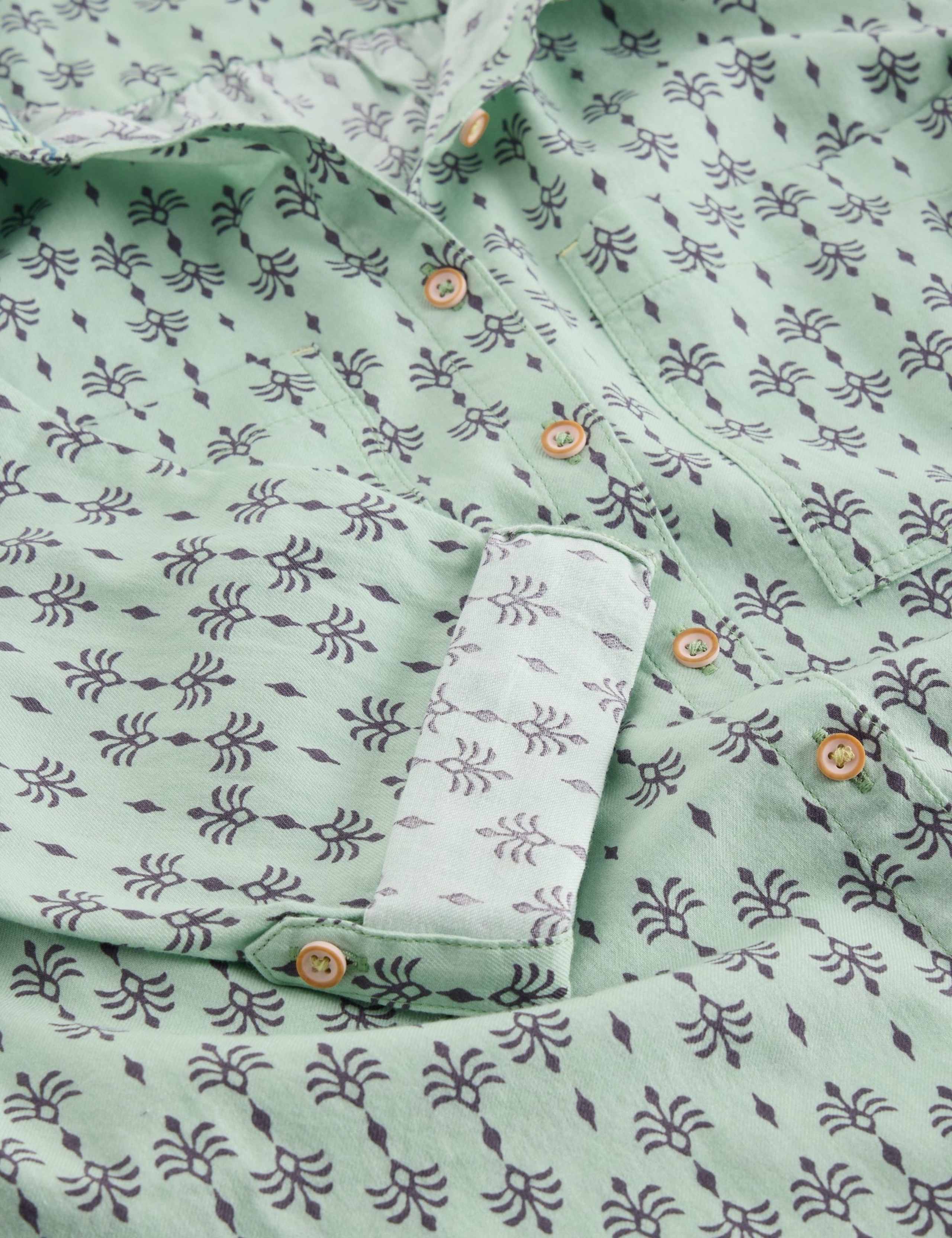 Pure Cotton Printed Collared Shirt 5 of 6