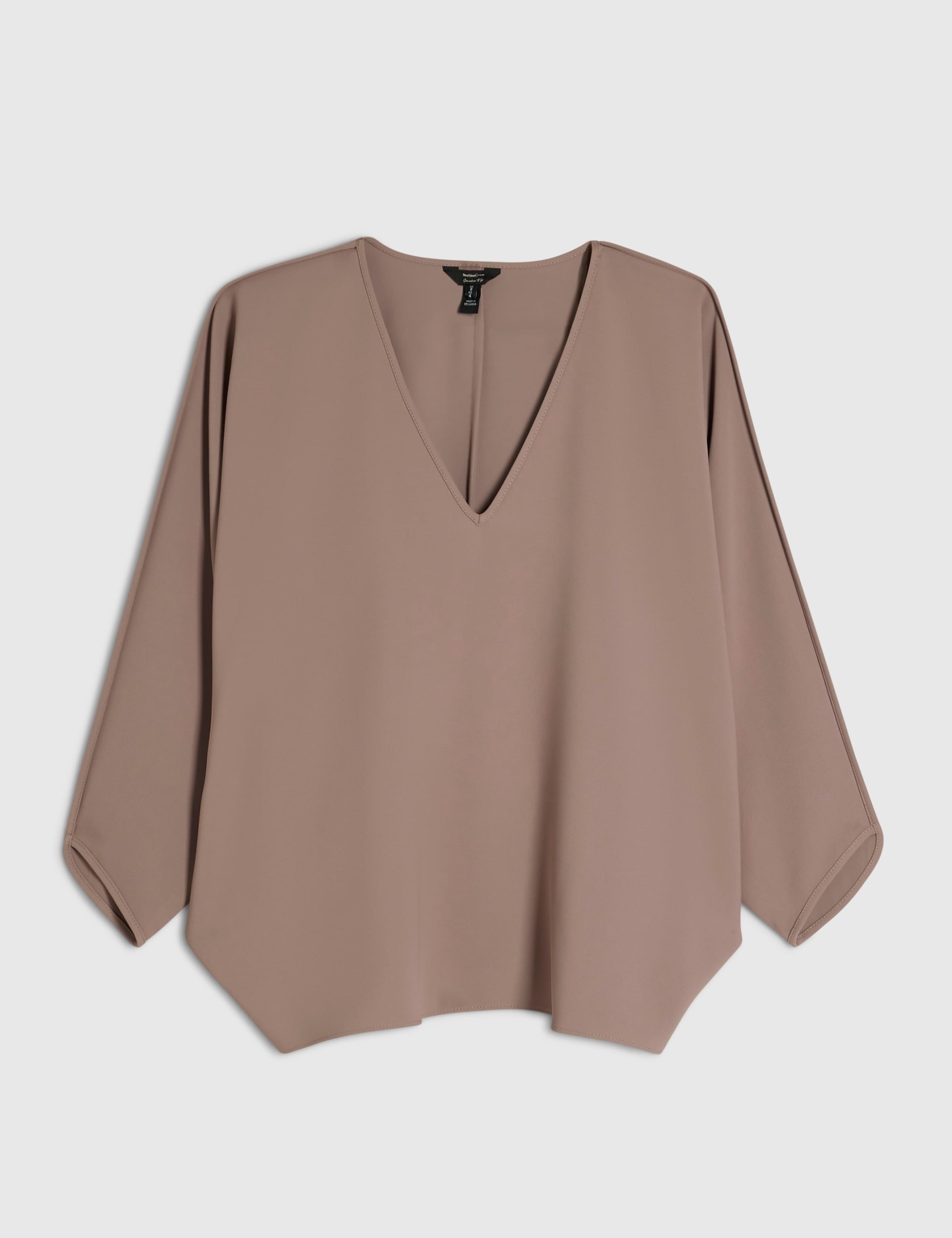 Relaxed Batwing V Neck Top 2 of 6