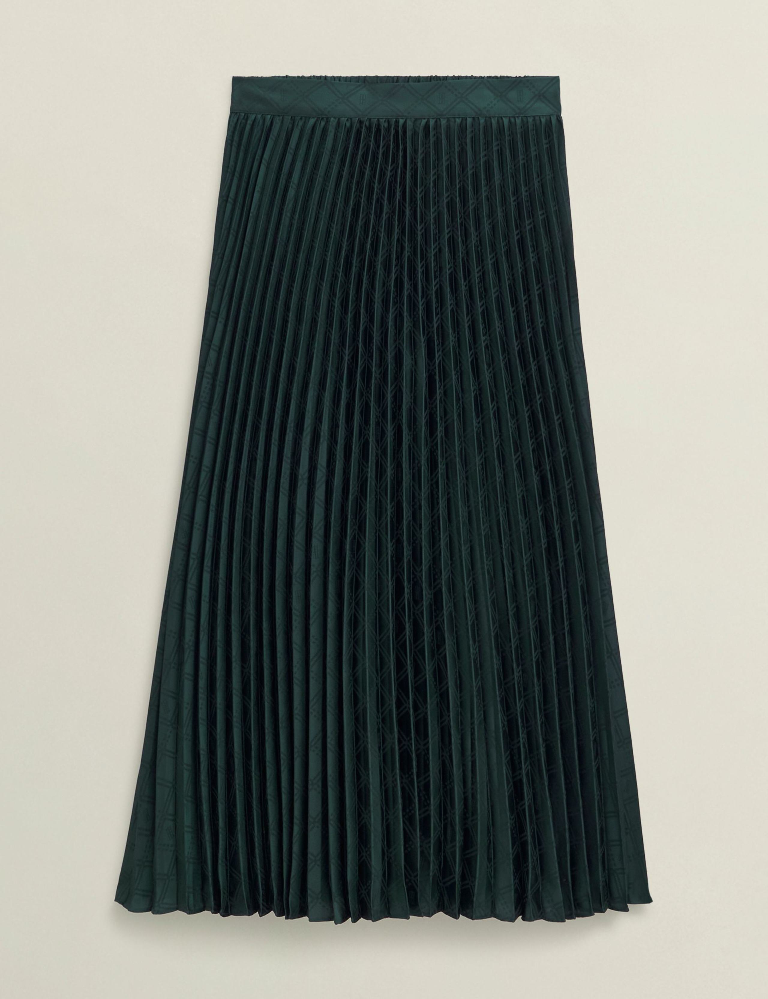 Checked Pleated Midaxi Skirt 2 of 6