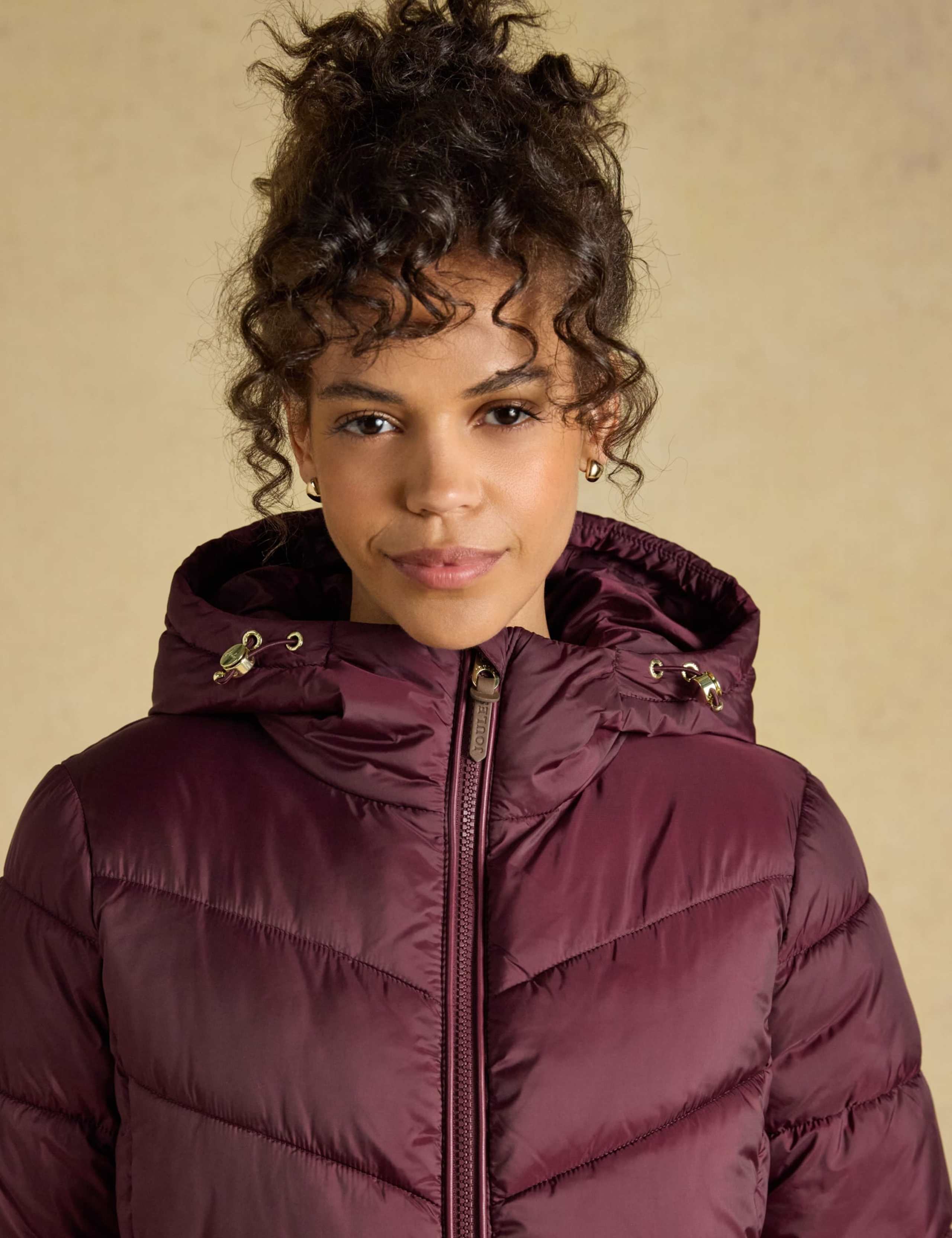 Padded Hooded Mid Length Coat 3 of 8