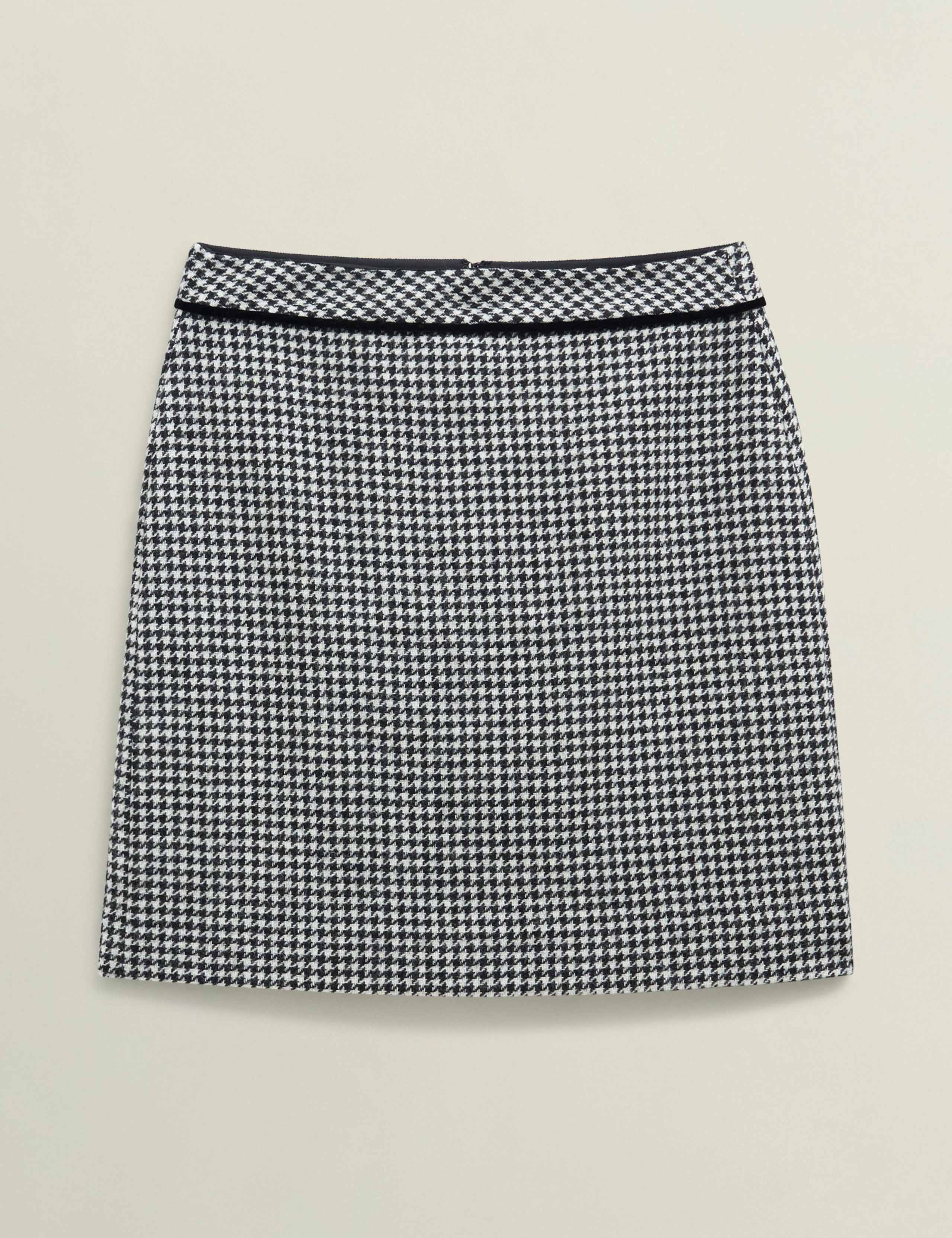 Pure Wool Checked Mini Skirt 2 of 6
