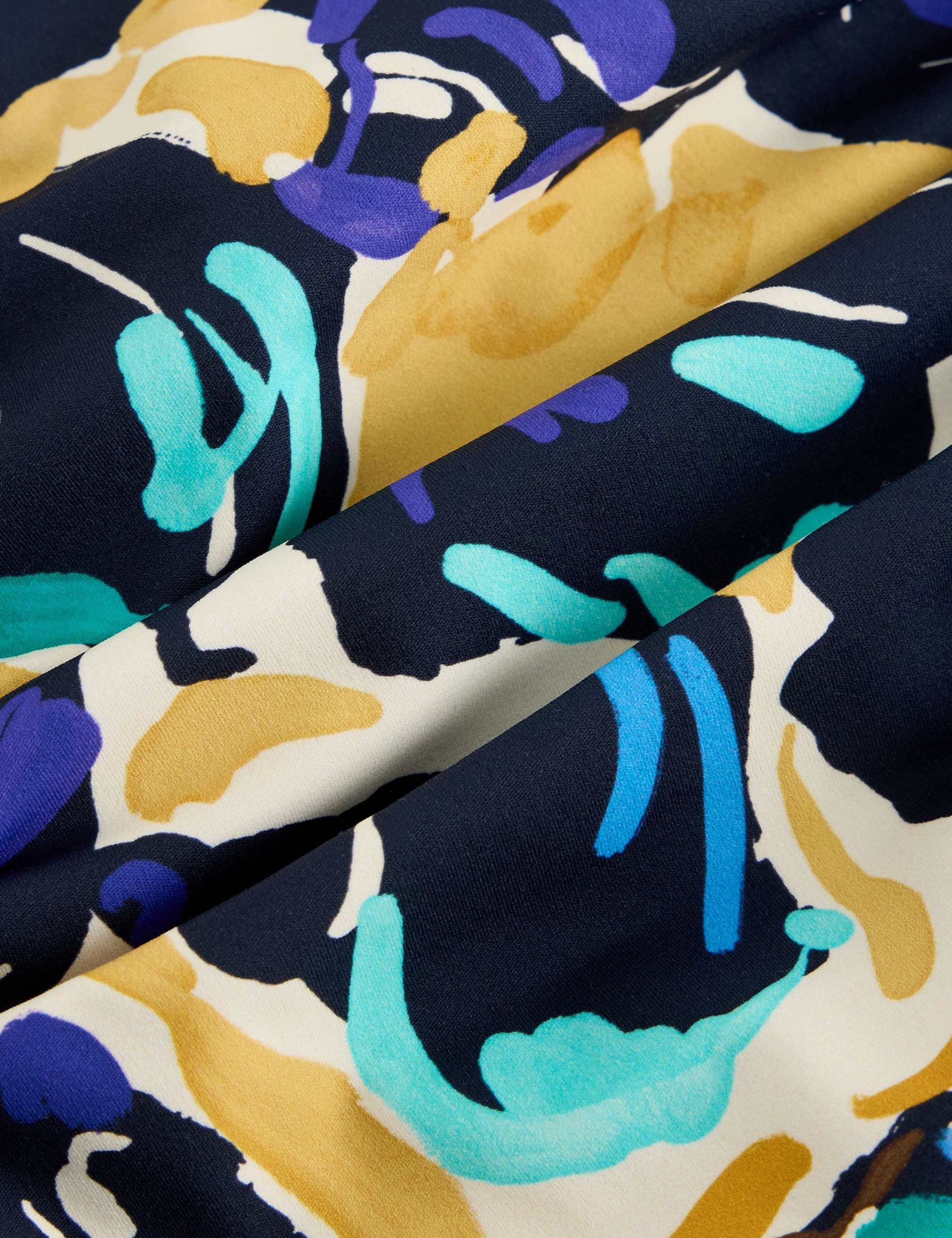 Printed Padded Square Neck Tankini Top 5 of 6