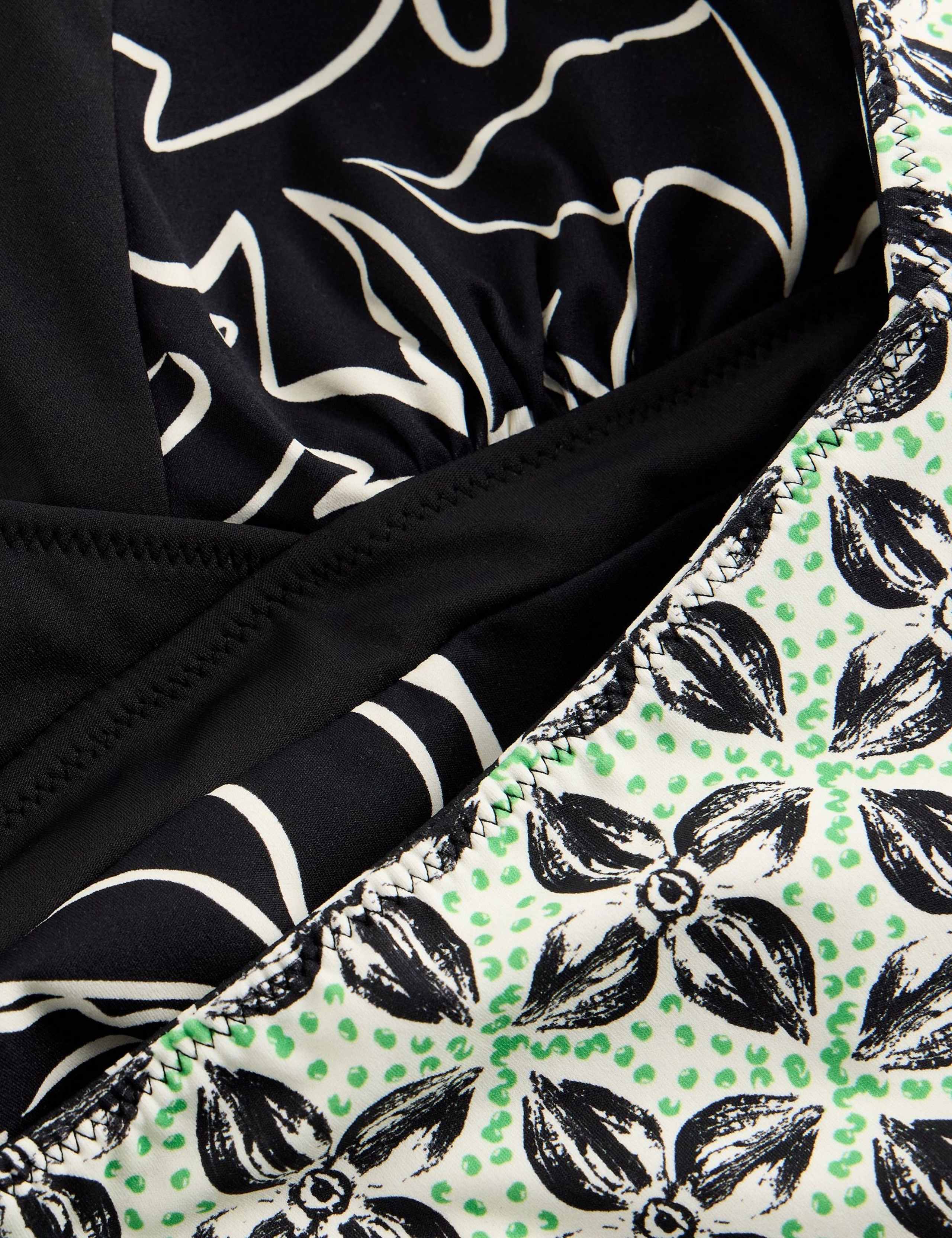 Printed Padded Halterneck Tankini Top 4 of 7