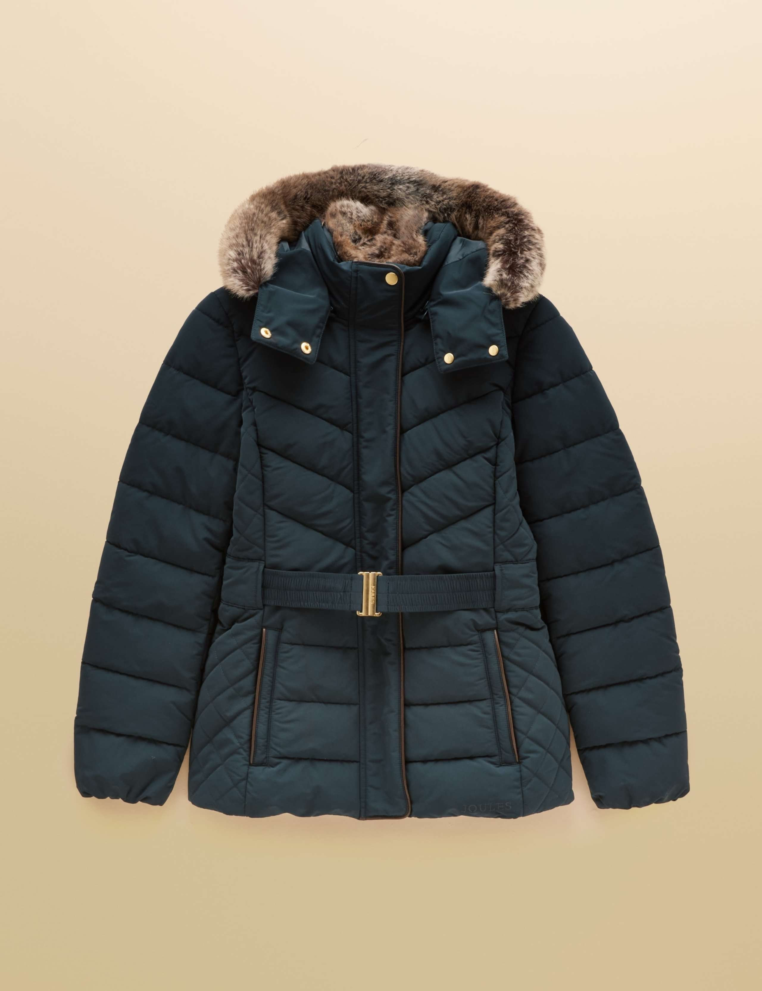 Showerproof Padded Hooded Coat 2 of 11