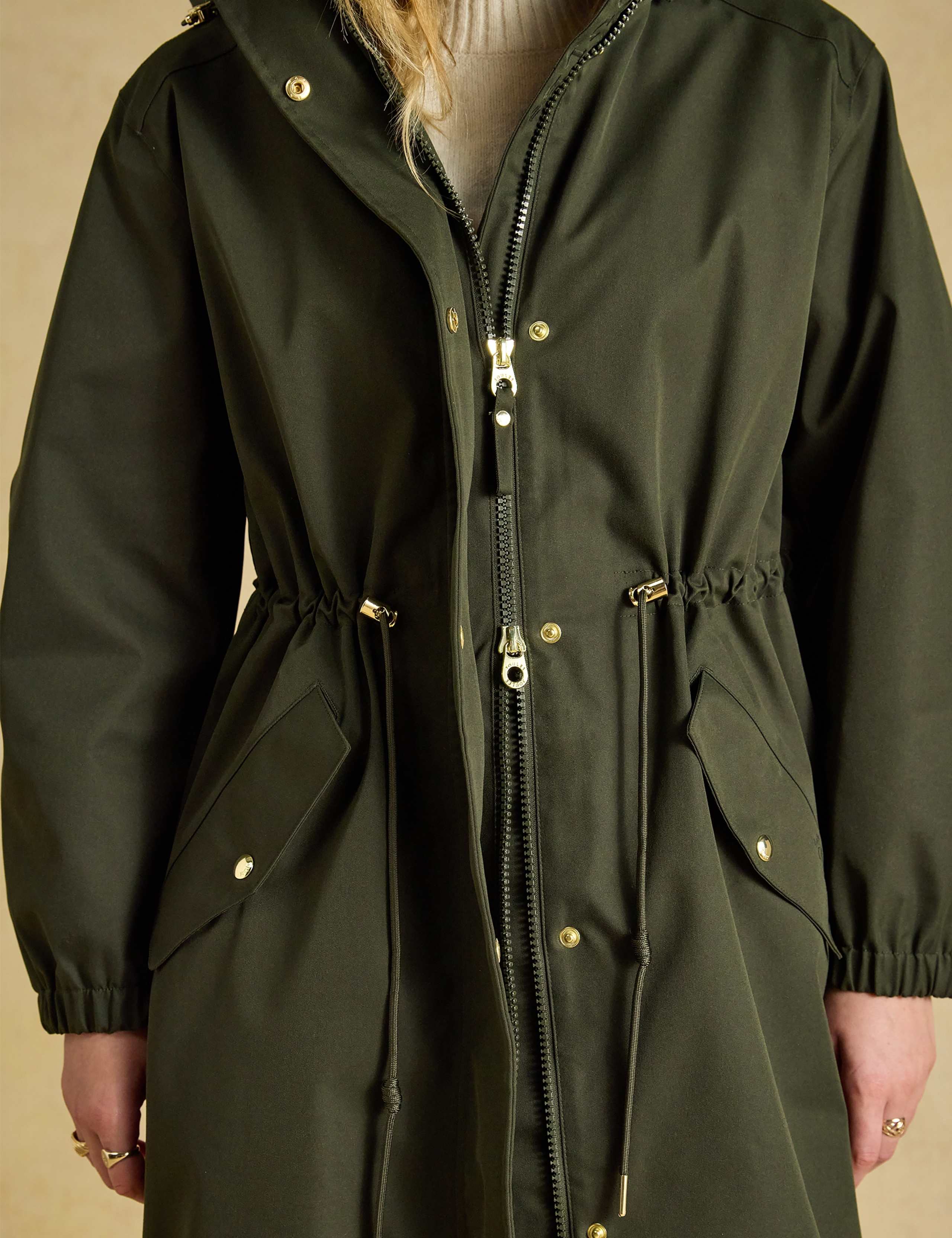 Waterproof Drawstring Longline Raincoat 12 of 12