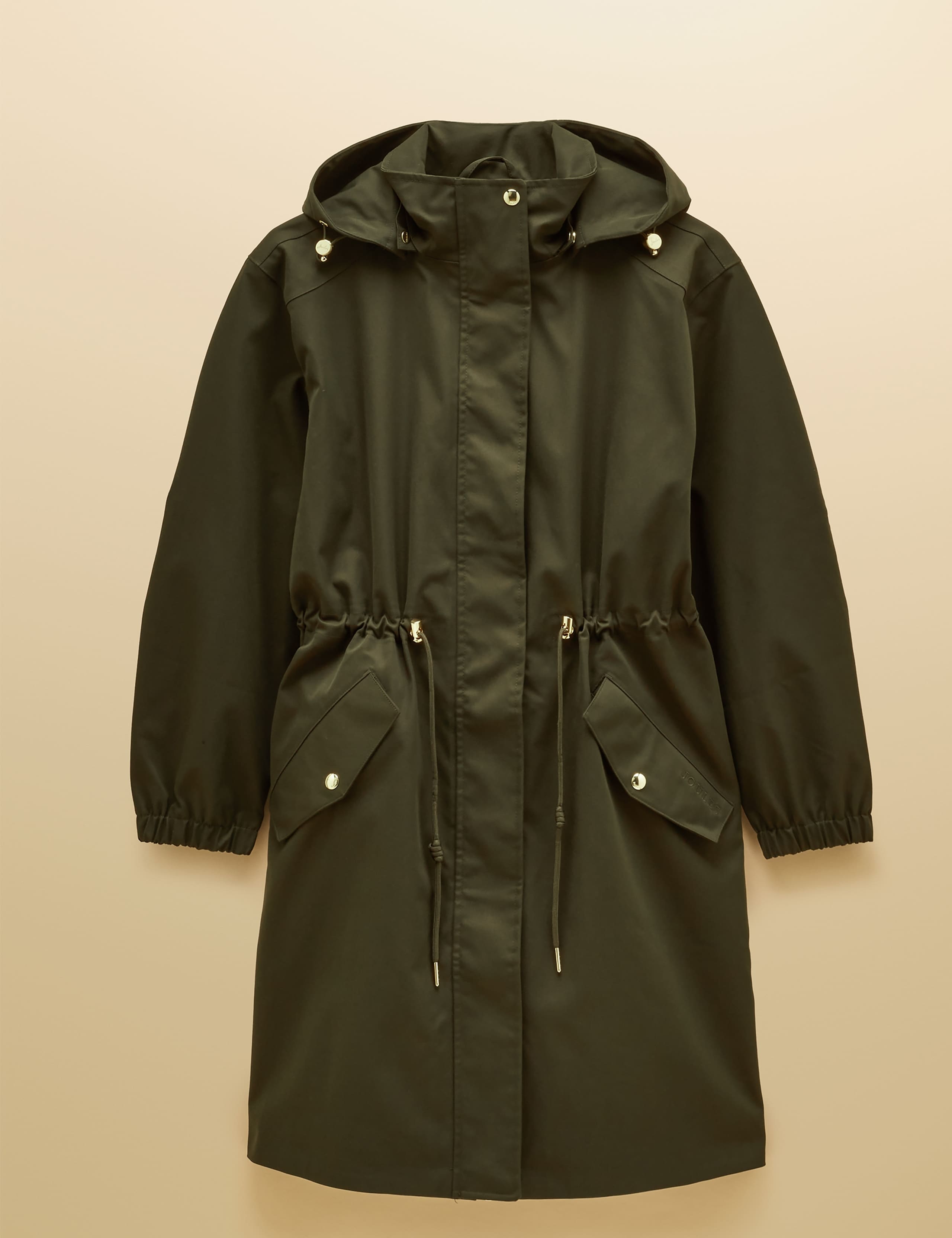 Waterproof Drawstring Longline Raincoat 6 of 12