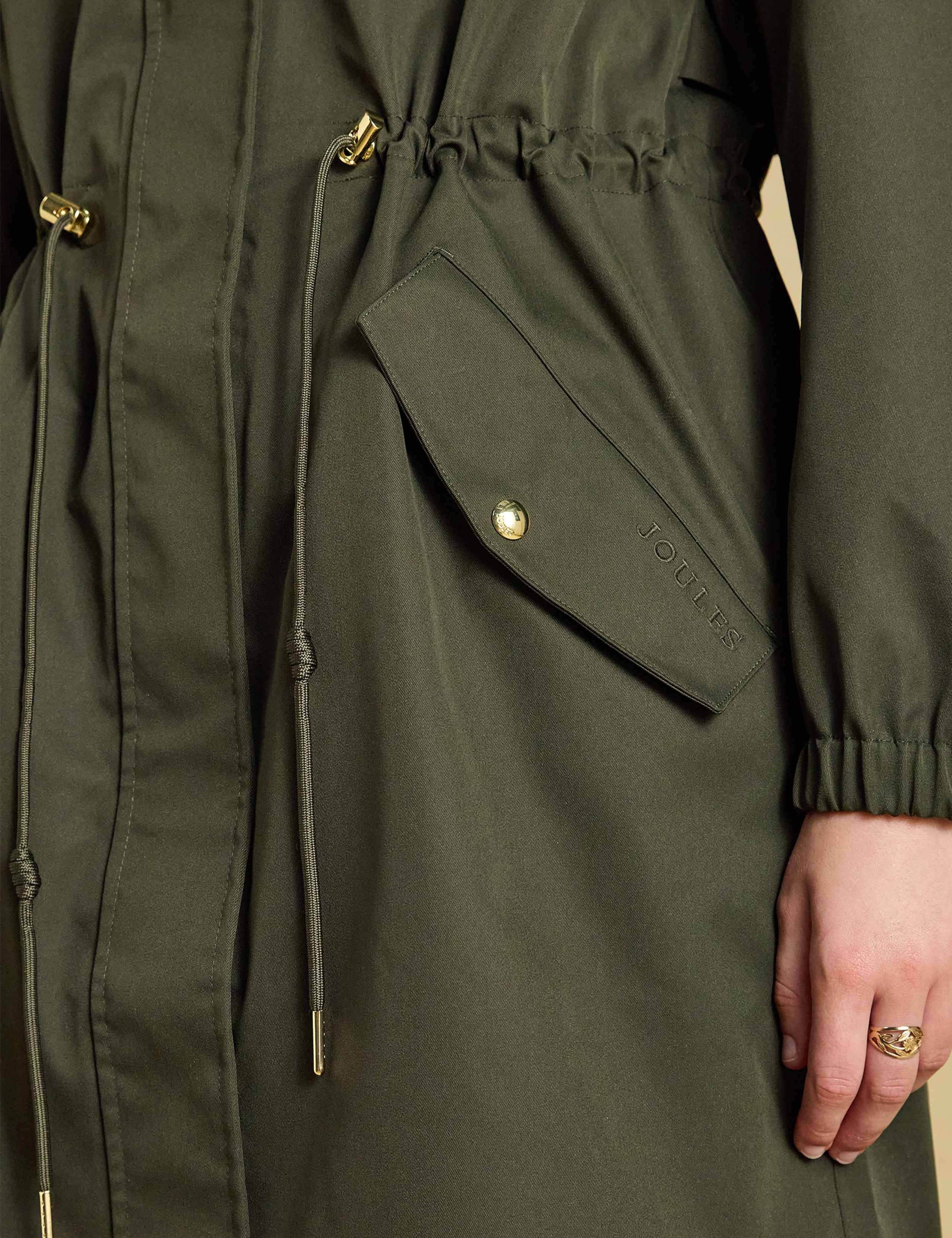 Waterproof Drawstring Longline Raincoat 7 of 12