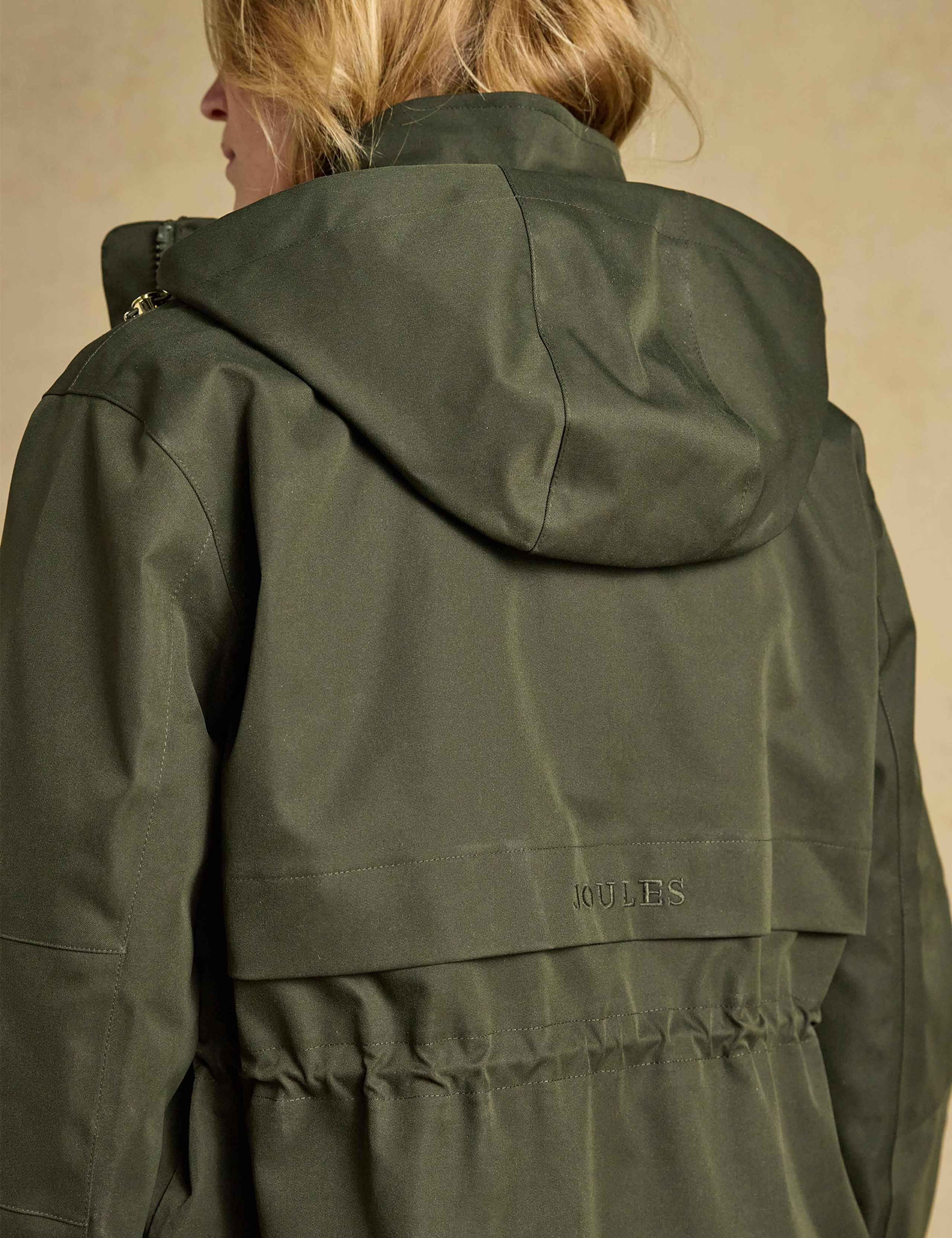 Waterproof Drawstring Longline Raincoat 10 of 12
