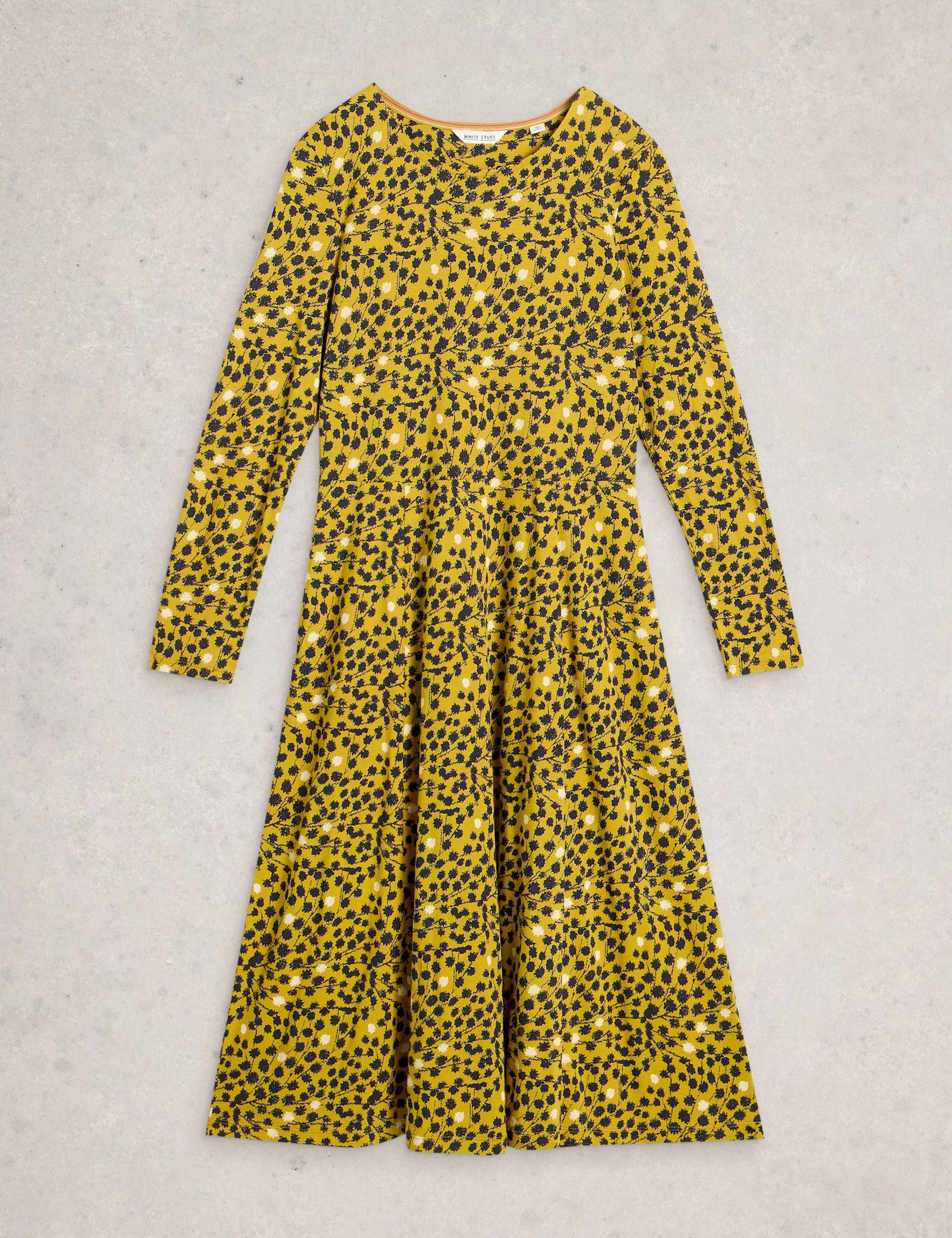 Jersey Spot Print Tea Dress 2 of 5