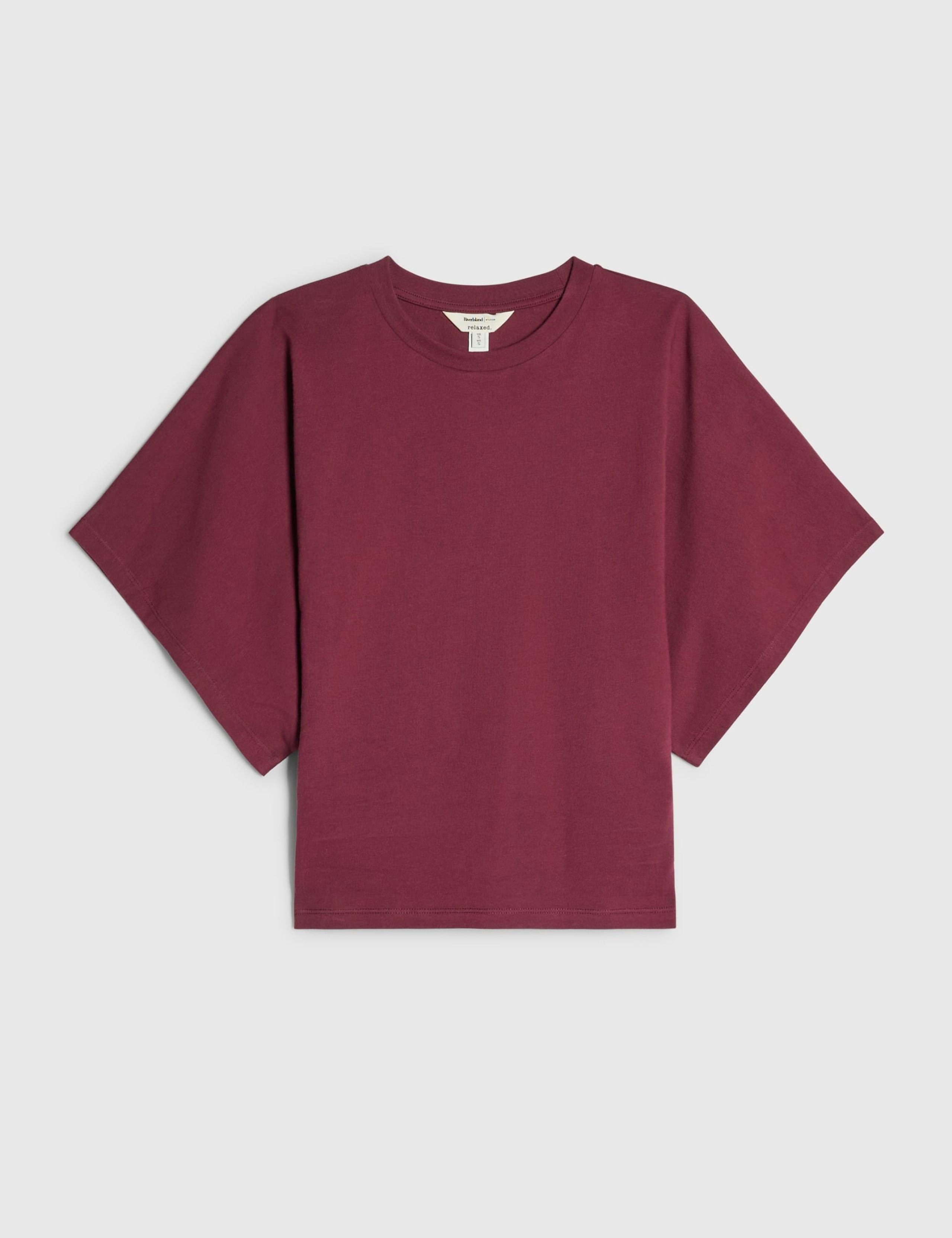 Pure Cotton Kimono Sleeve T-Shirt 6 of 6