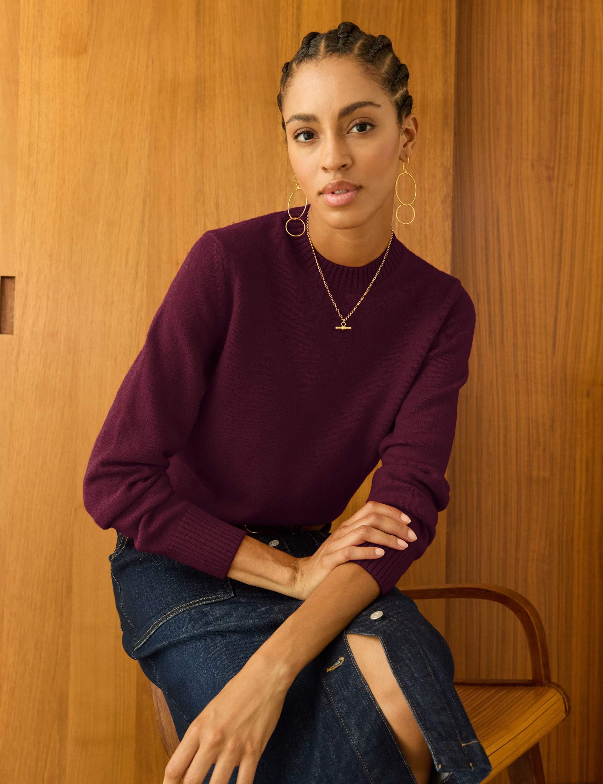 Wool Rich Crew Neck Jumper 3 of 4