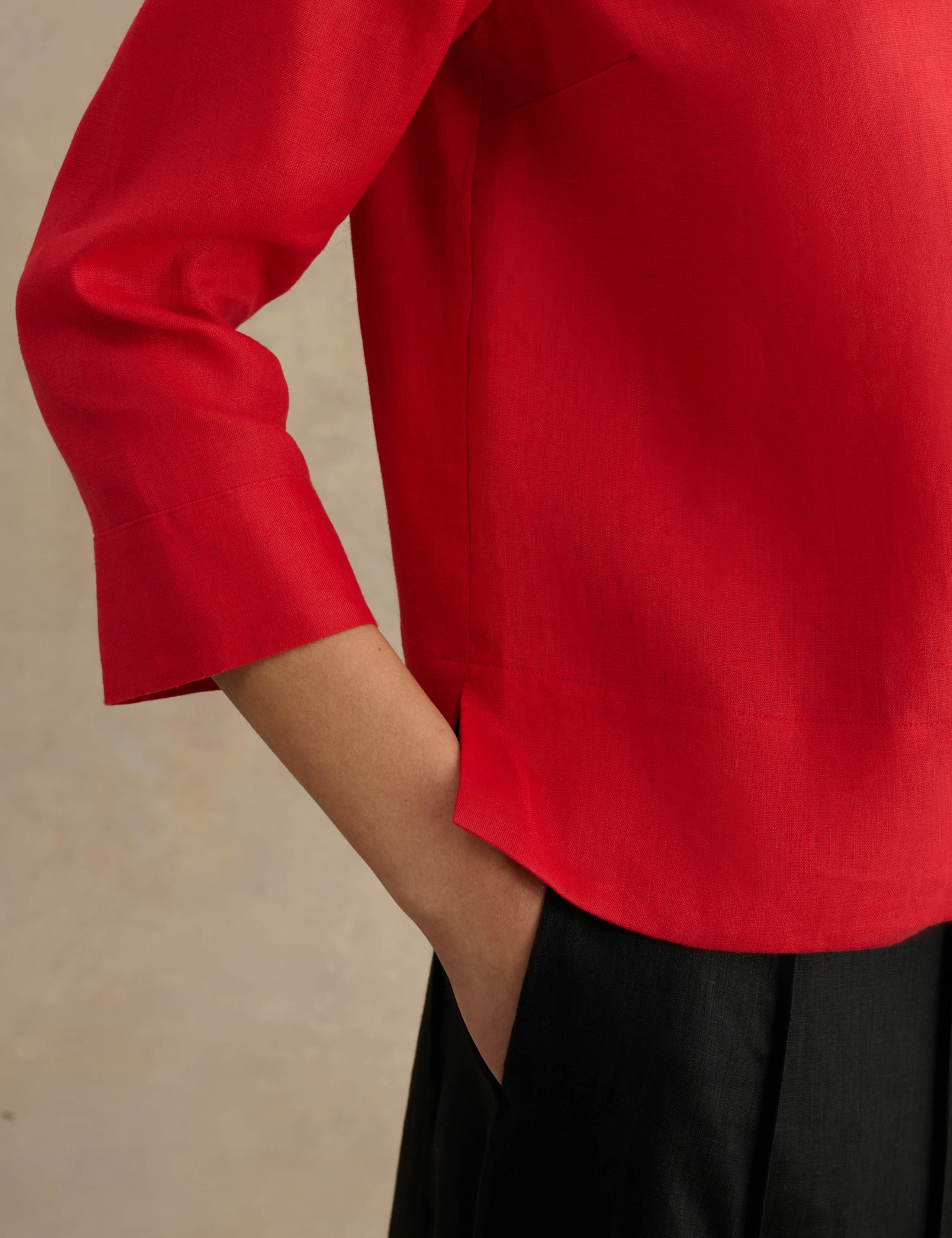 Pure Linen Button Through Shirt 5 of 5