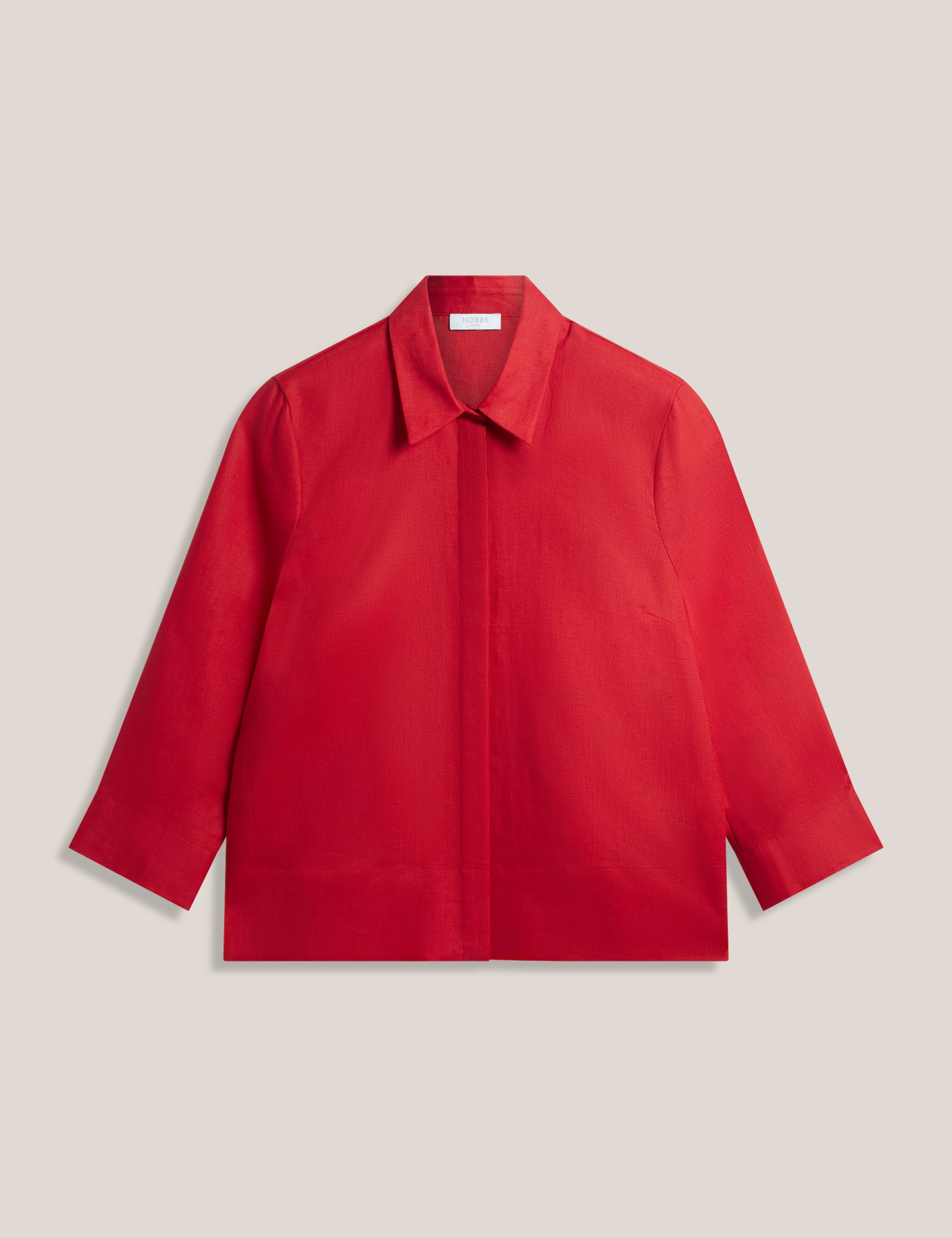 Pure Linen Button Through Shirt 2 of 5