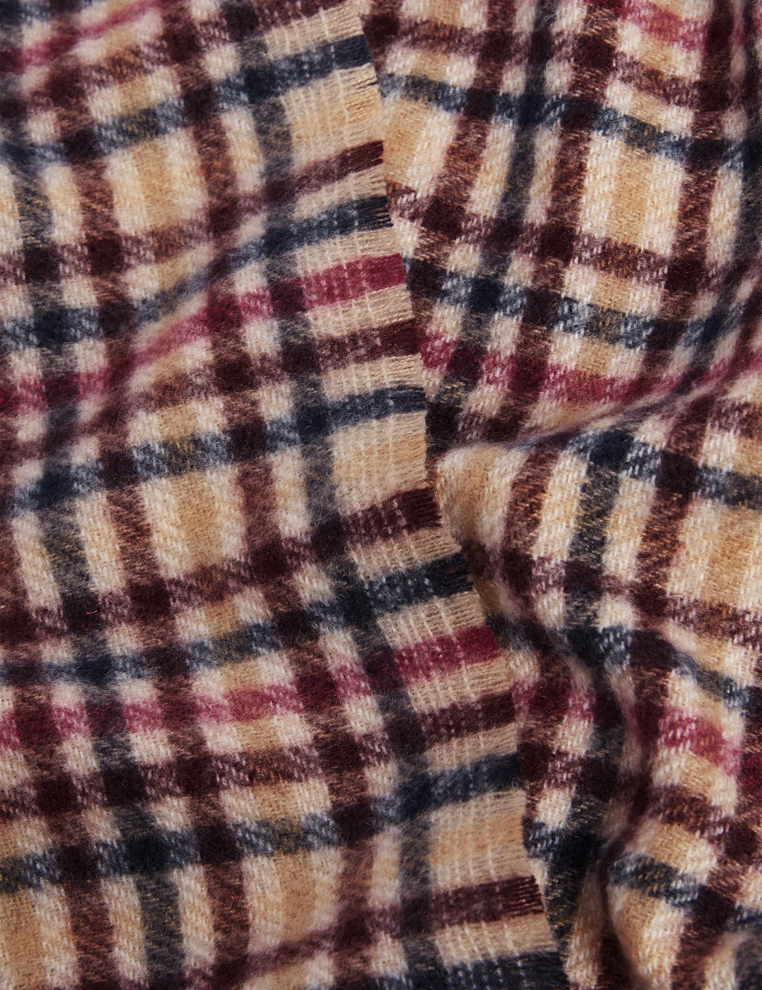 Checked Raw Hems Scarf 3 of 3