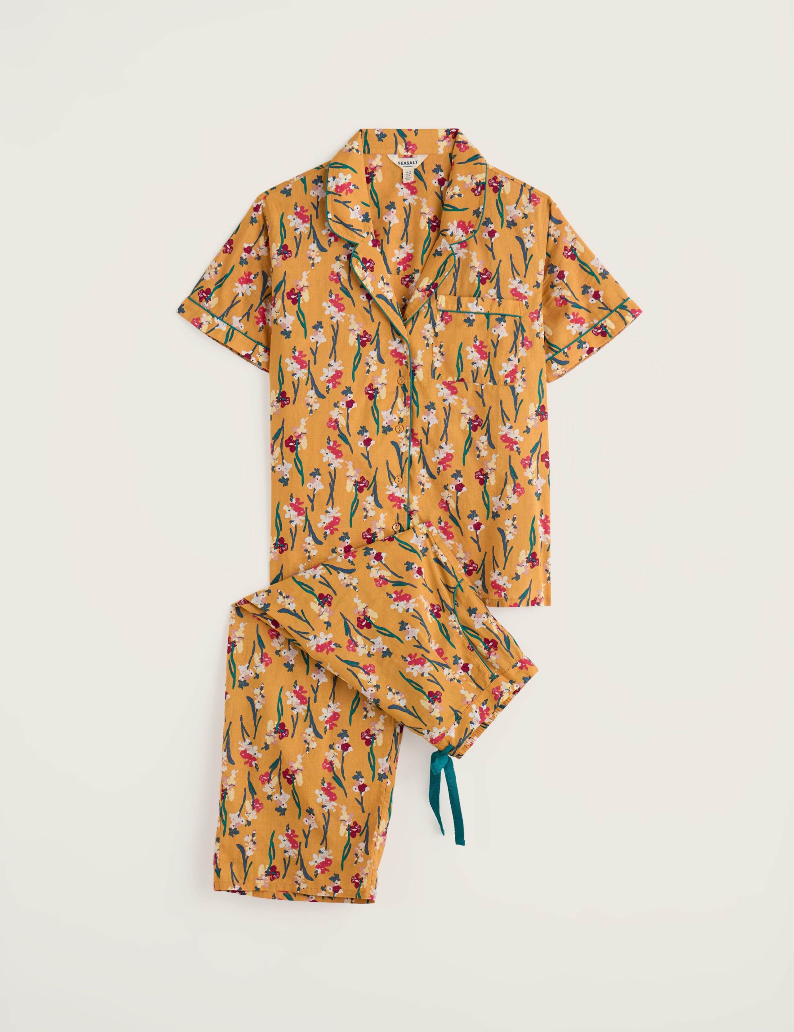 Pure Cotton Floral Pyjama Set 2 of 5