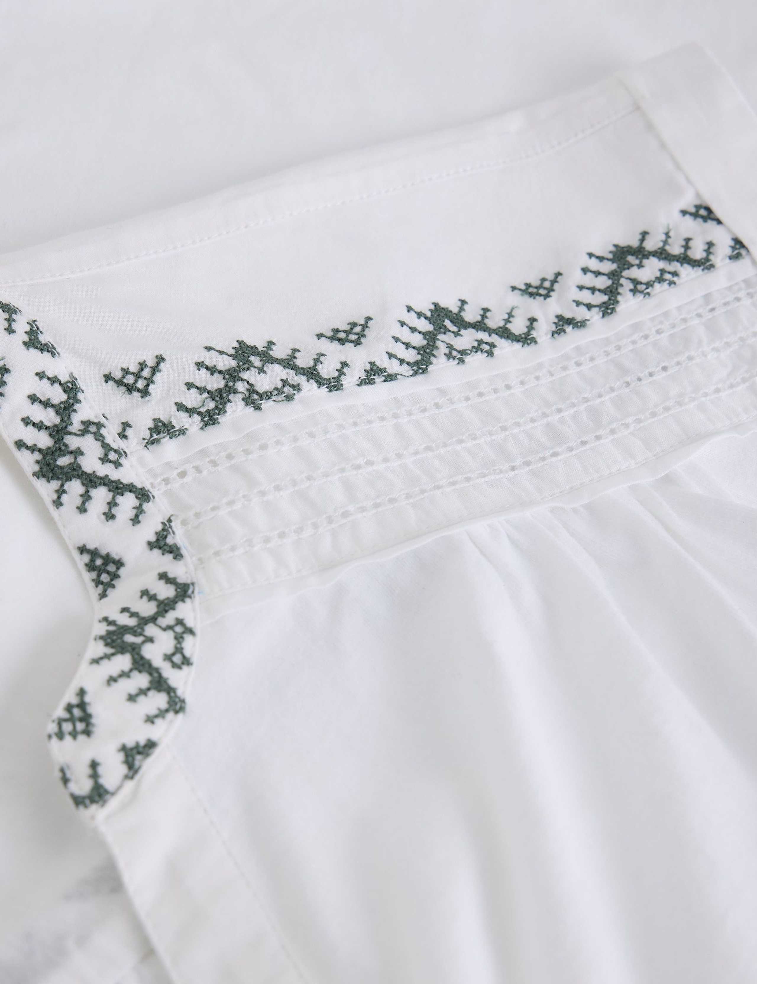 Pure Cotton Embroidered Shirt 4 of 6