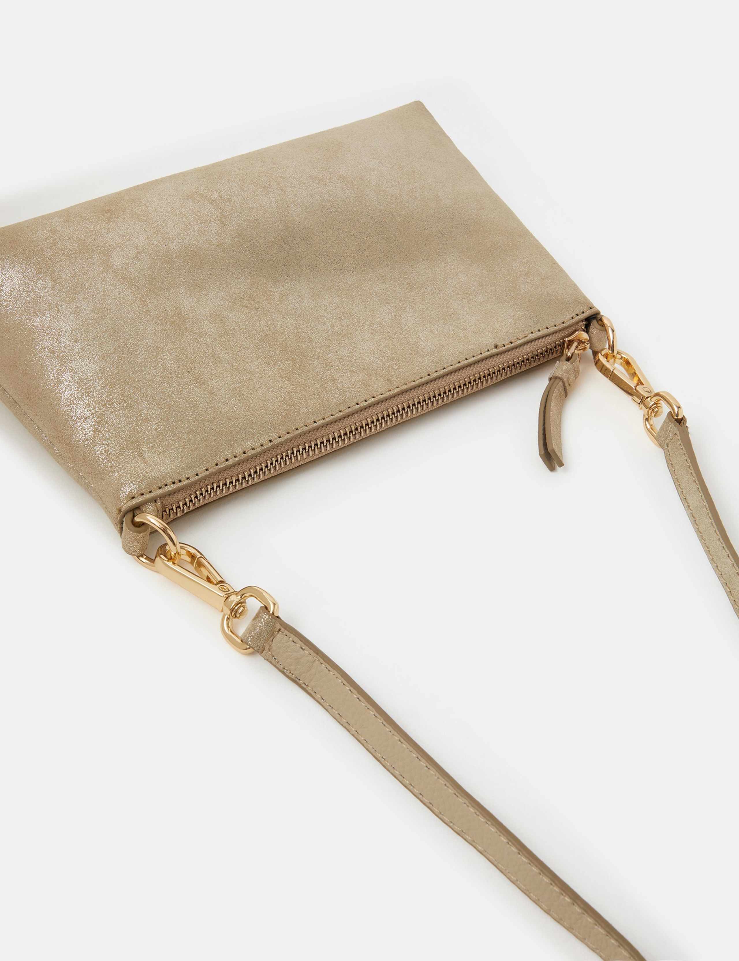 Leather Metallic Cross Body 4 of 4