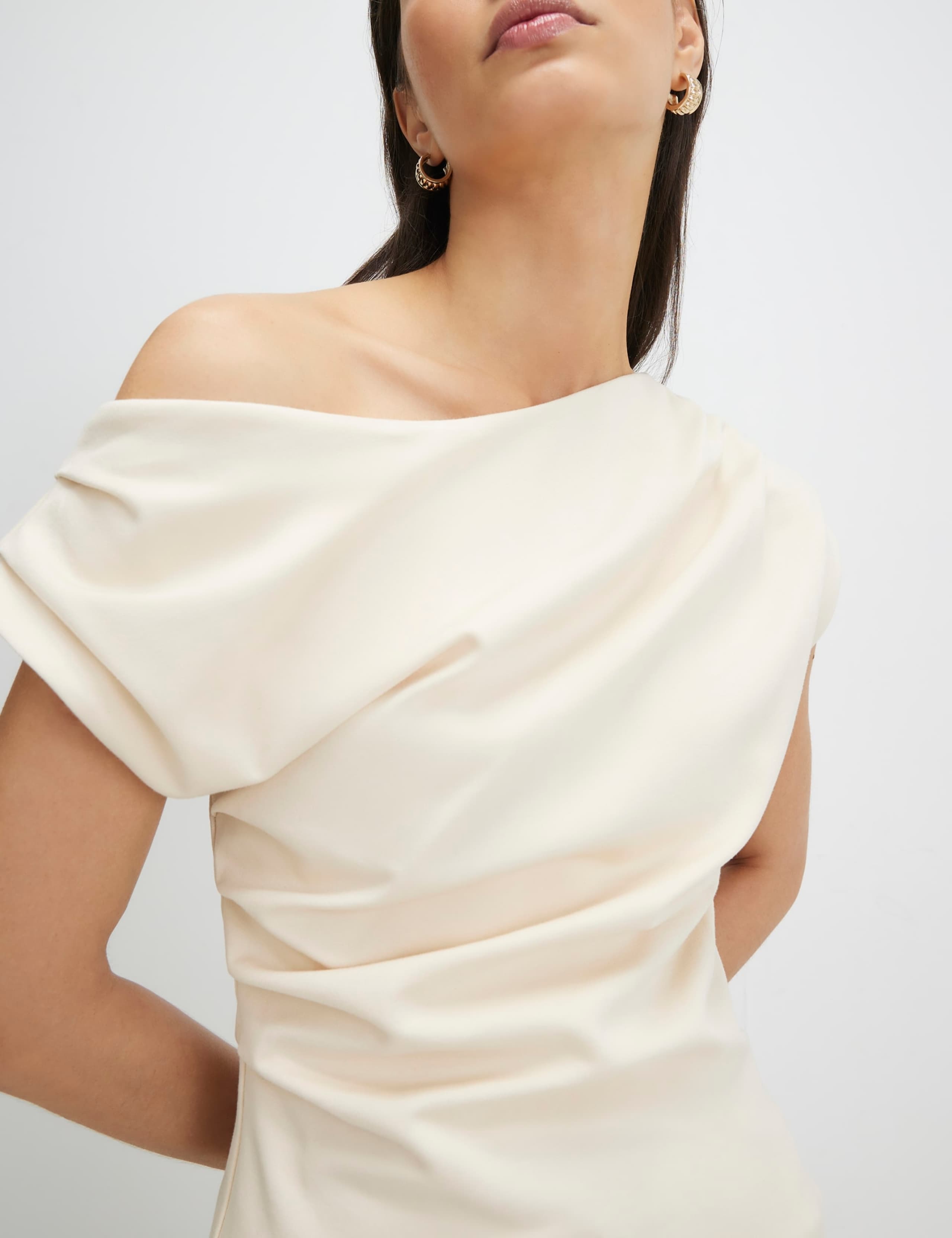 Jersey One Shoulder Top 4 of 4