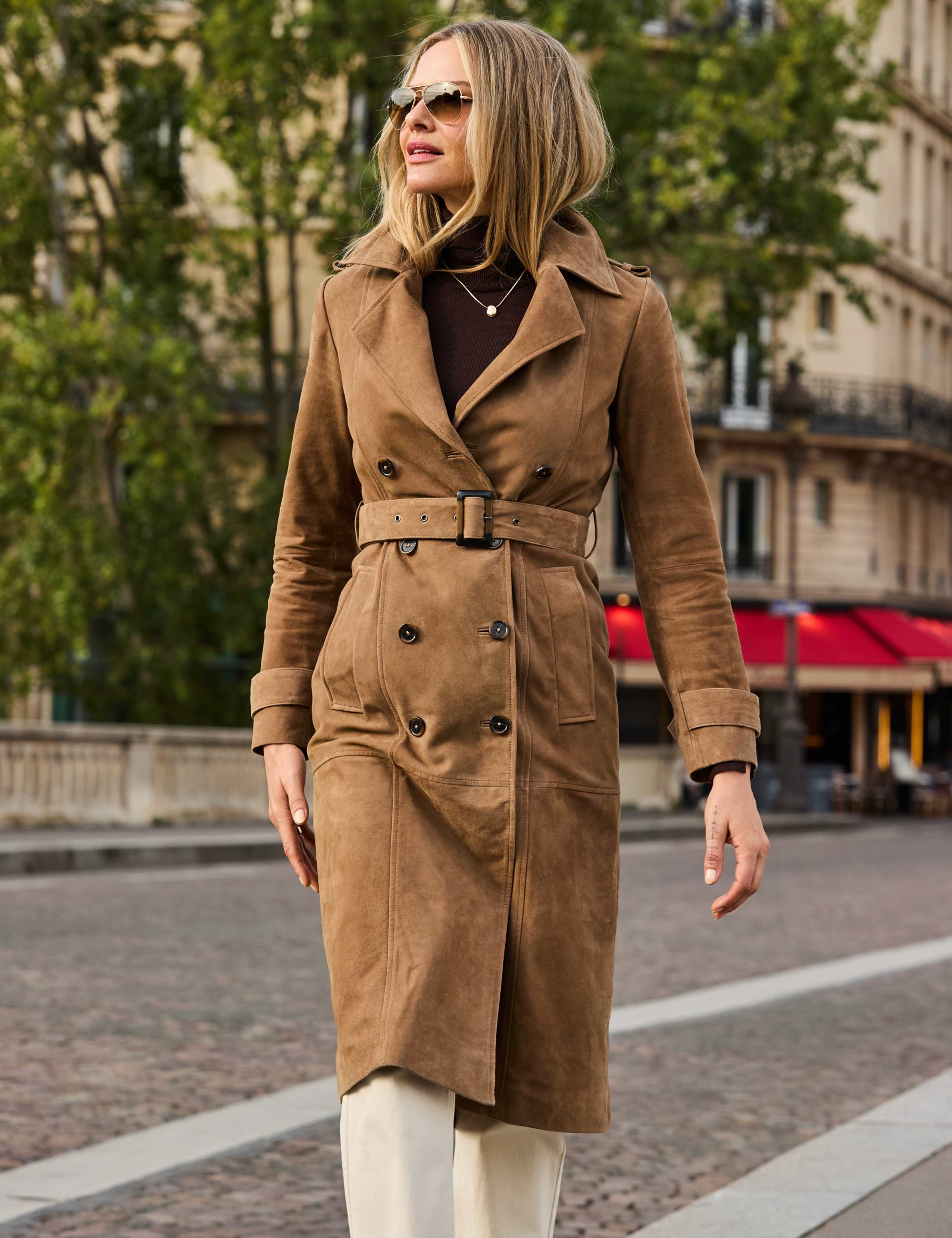 Leather Trench Coat 4 of 8