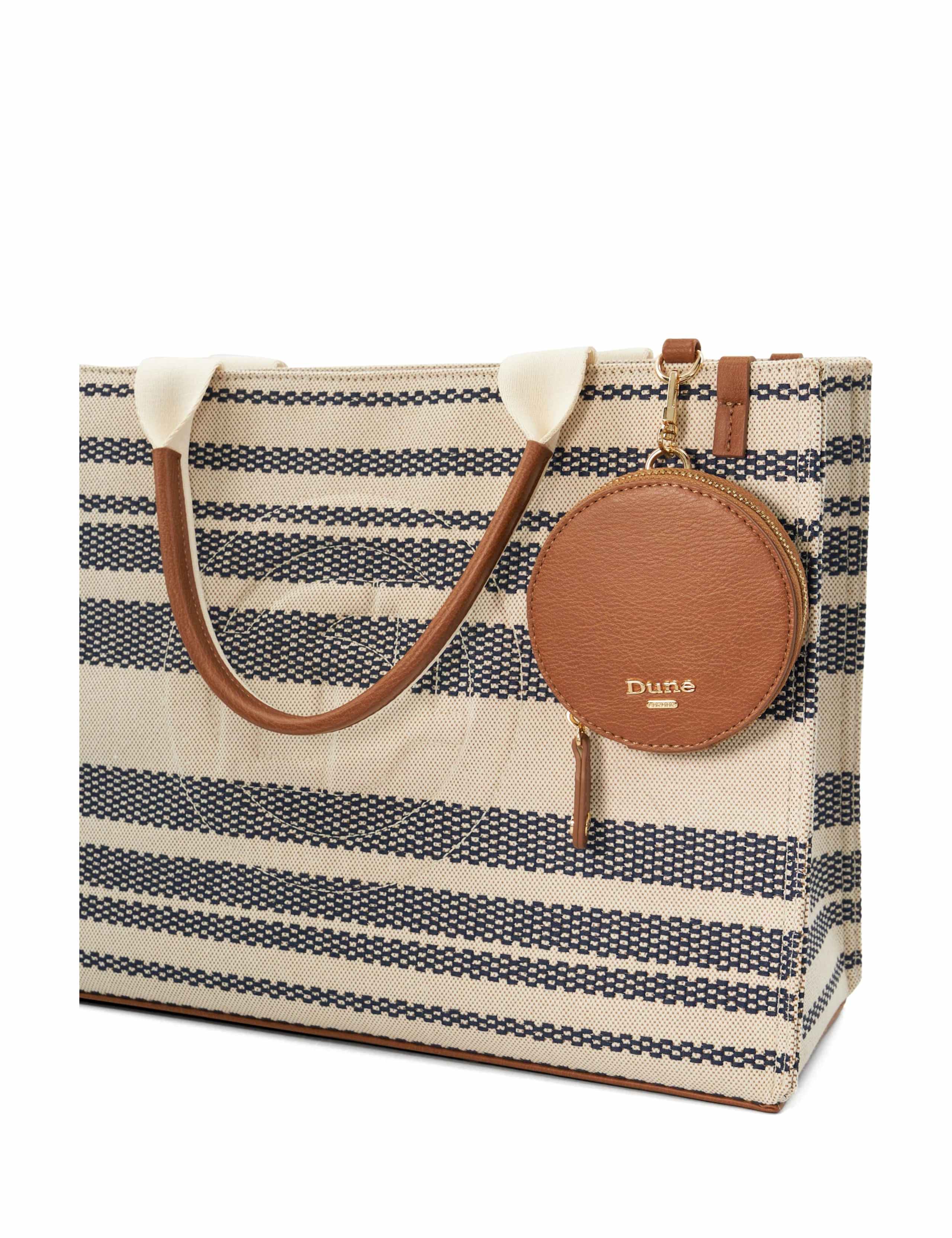 Striped Canvas Tote Bag Dune London M&S