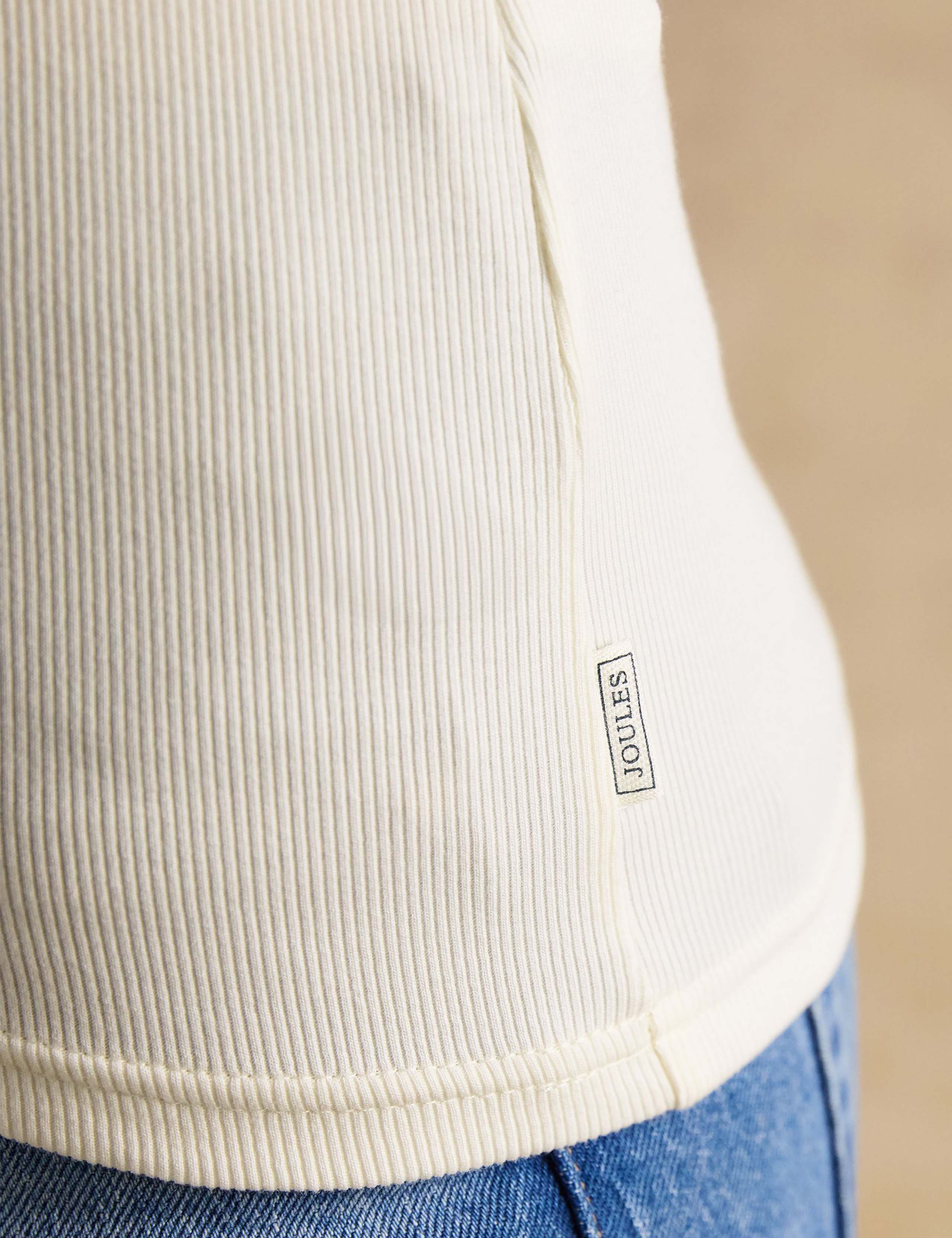 3 Pack Cotton Rich Jersey Ribbed Vest 9 of 10