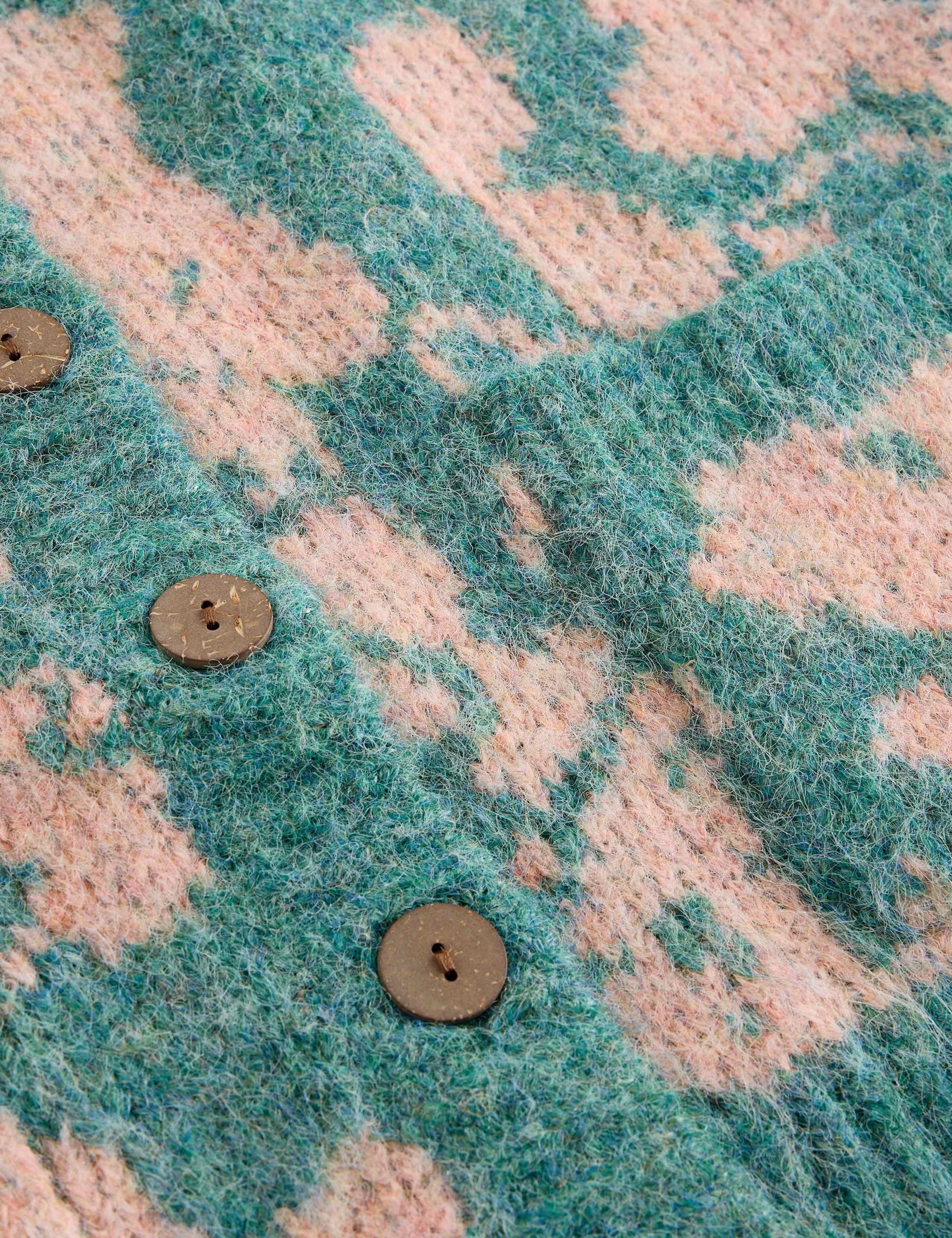 Floral Button Front Cardigan 6 of 6