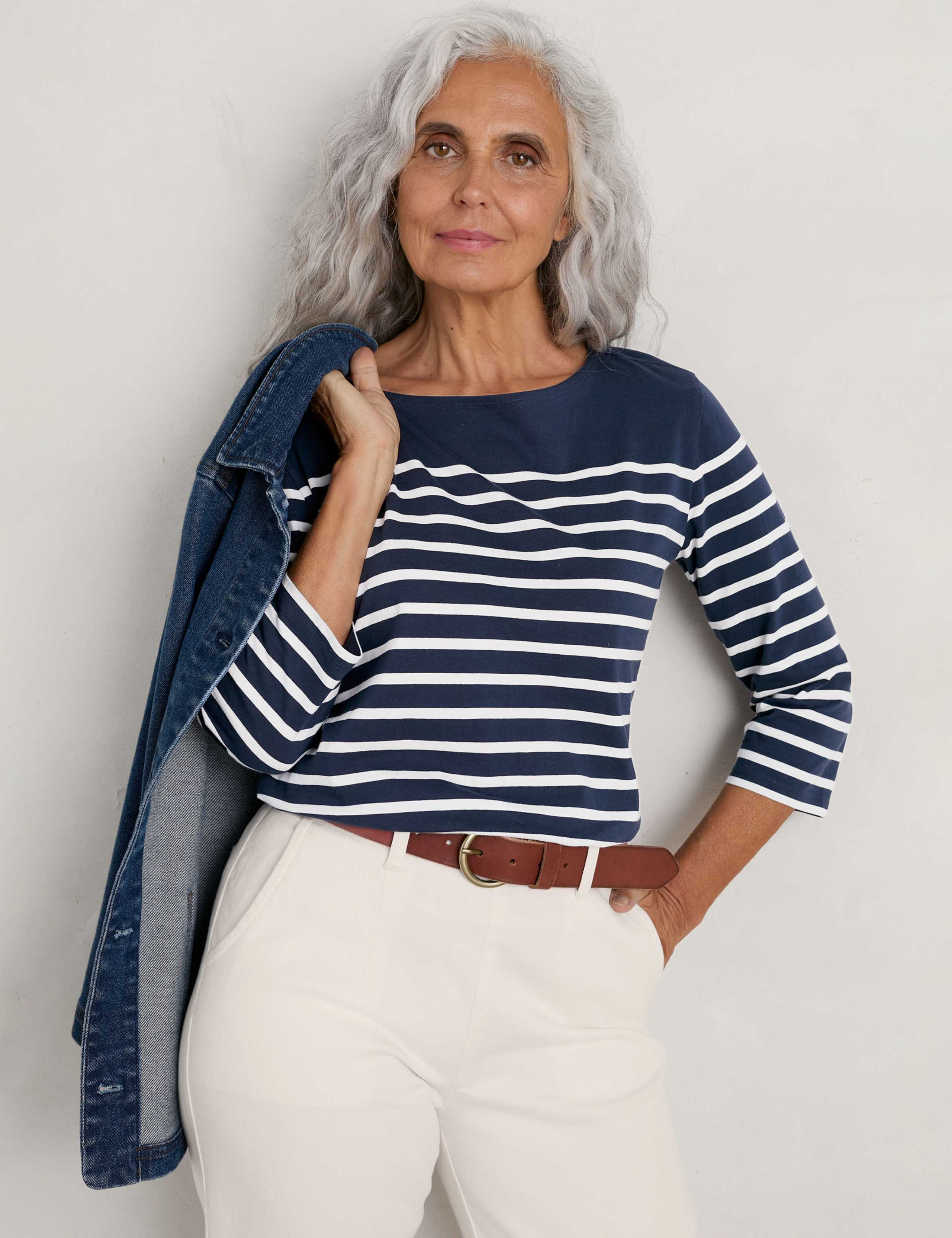 Cotton Striped Top 3 of 5