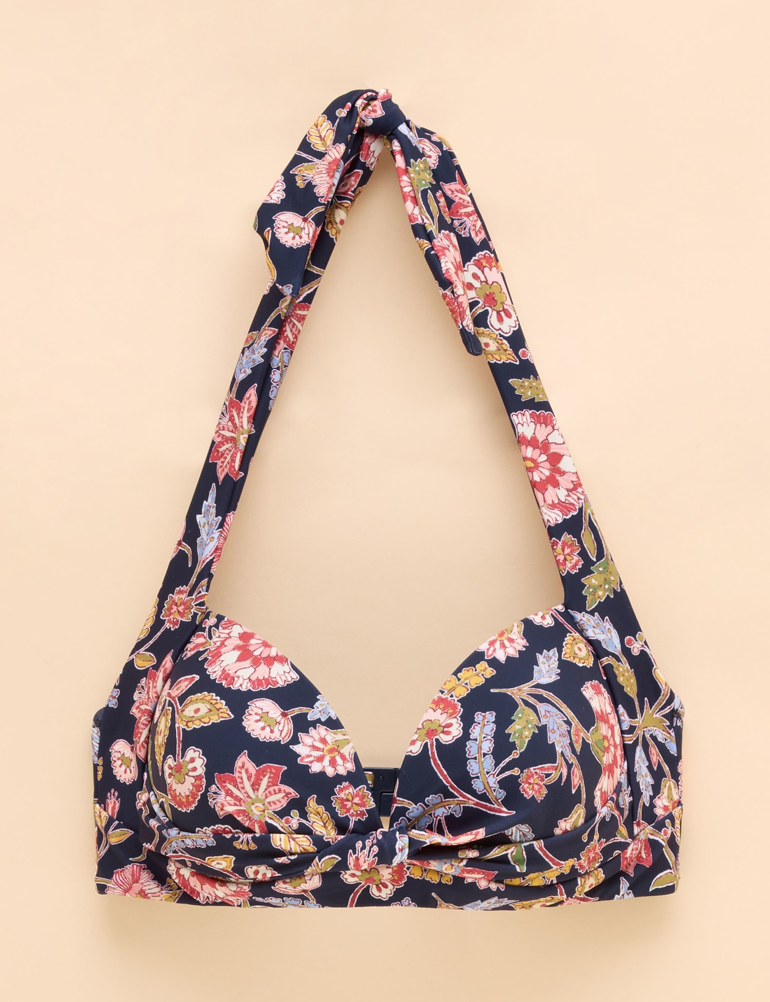 Floral Padded Halterneck Bikini Top 2 of 5