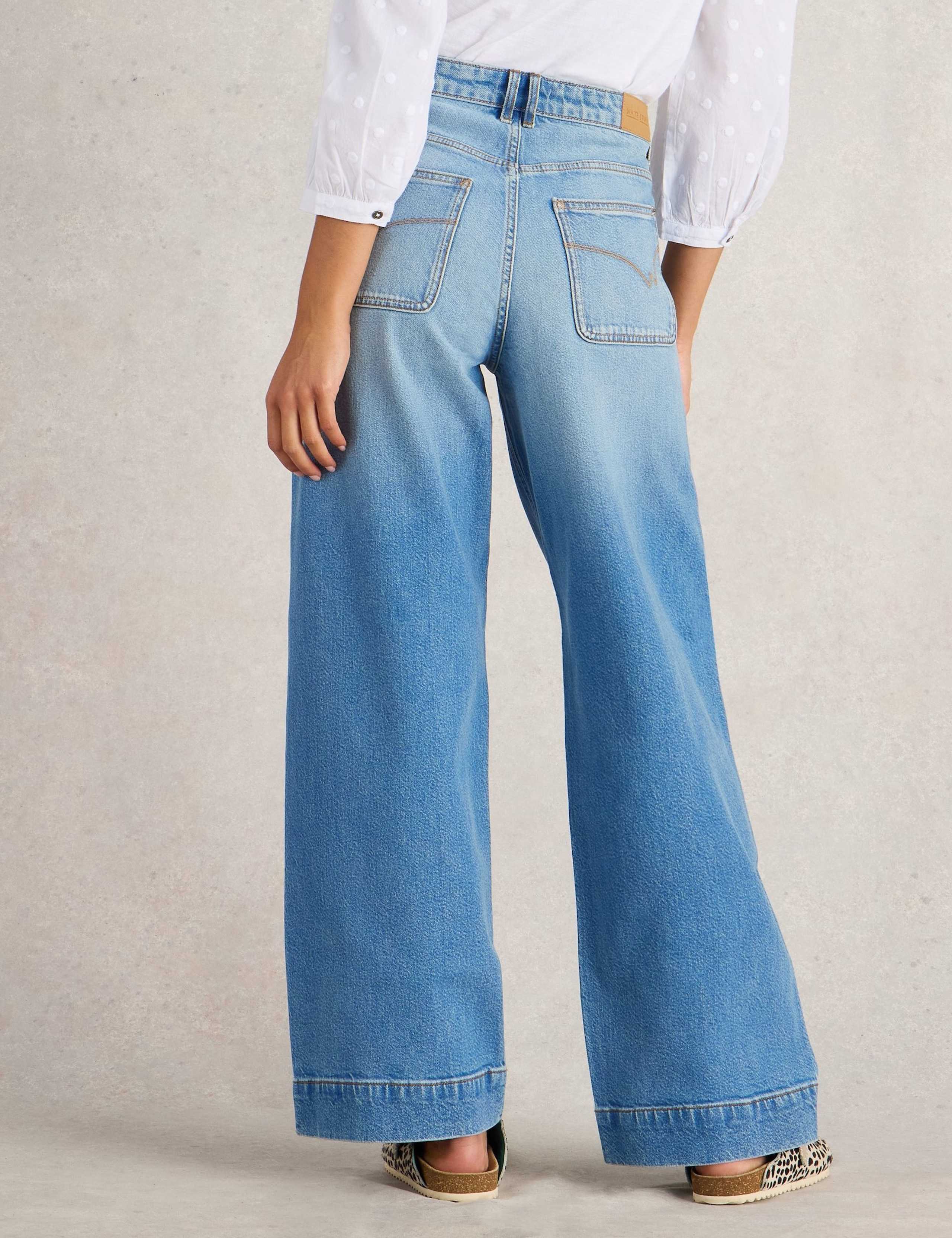 Mid Rise Wide Leg Jeans 5 of 6