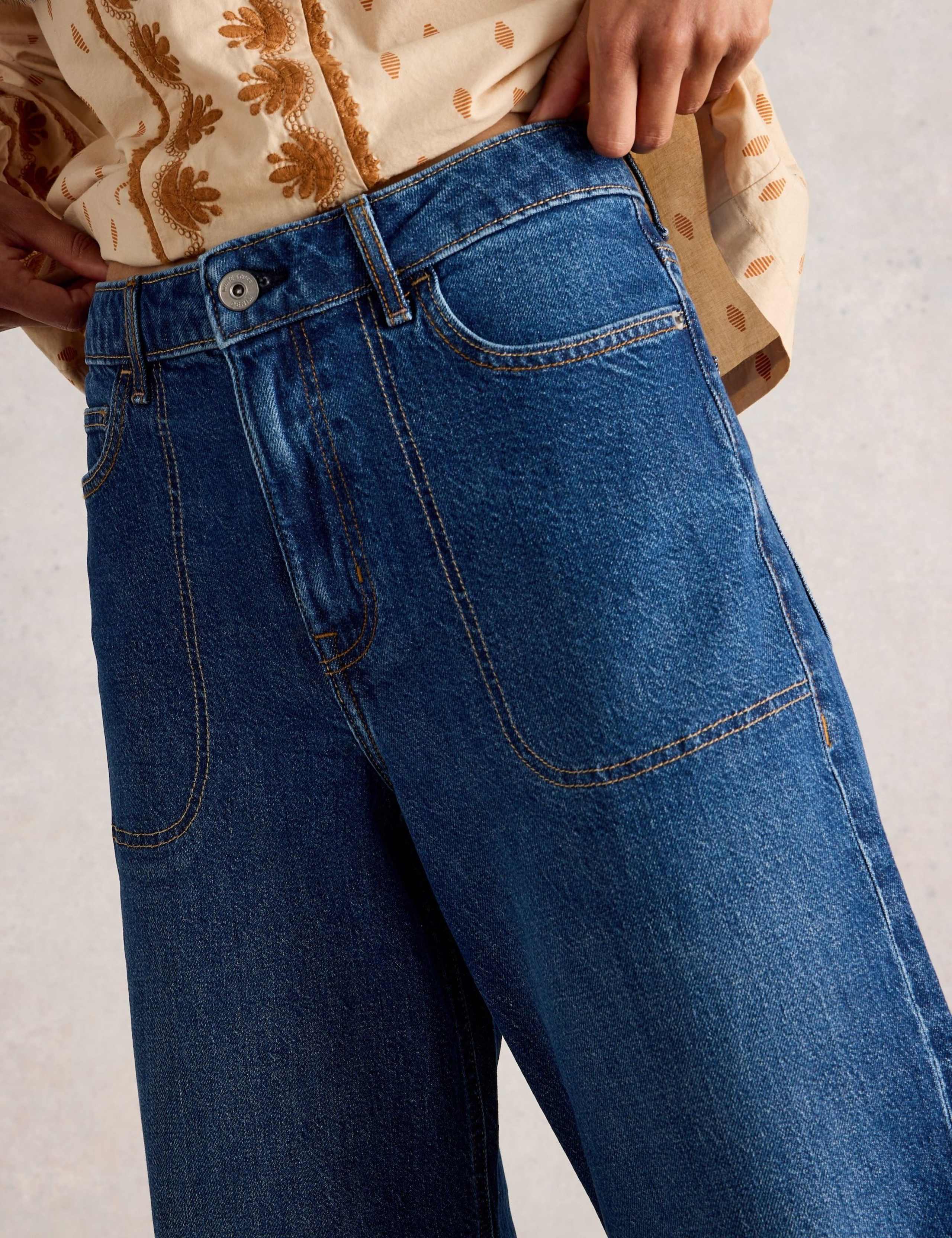 Mid Rise Wide Leg Jeans 5 of 6