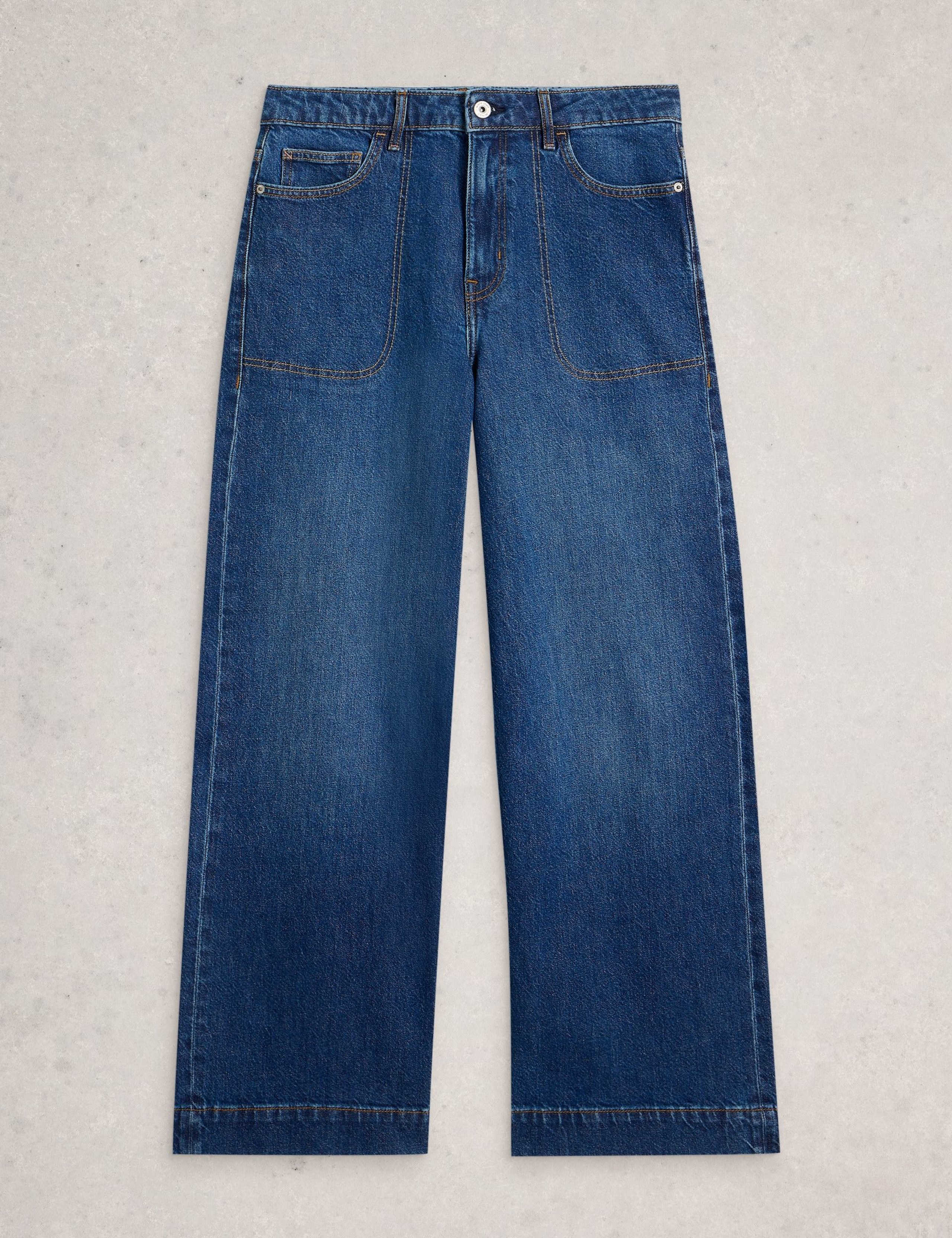 Mid Rise Wide Leg Jeans 2 of 6