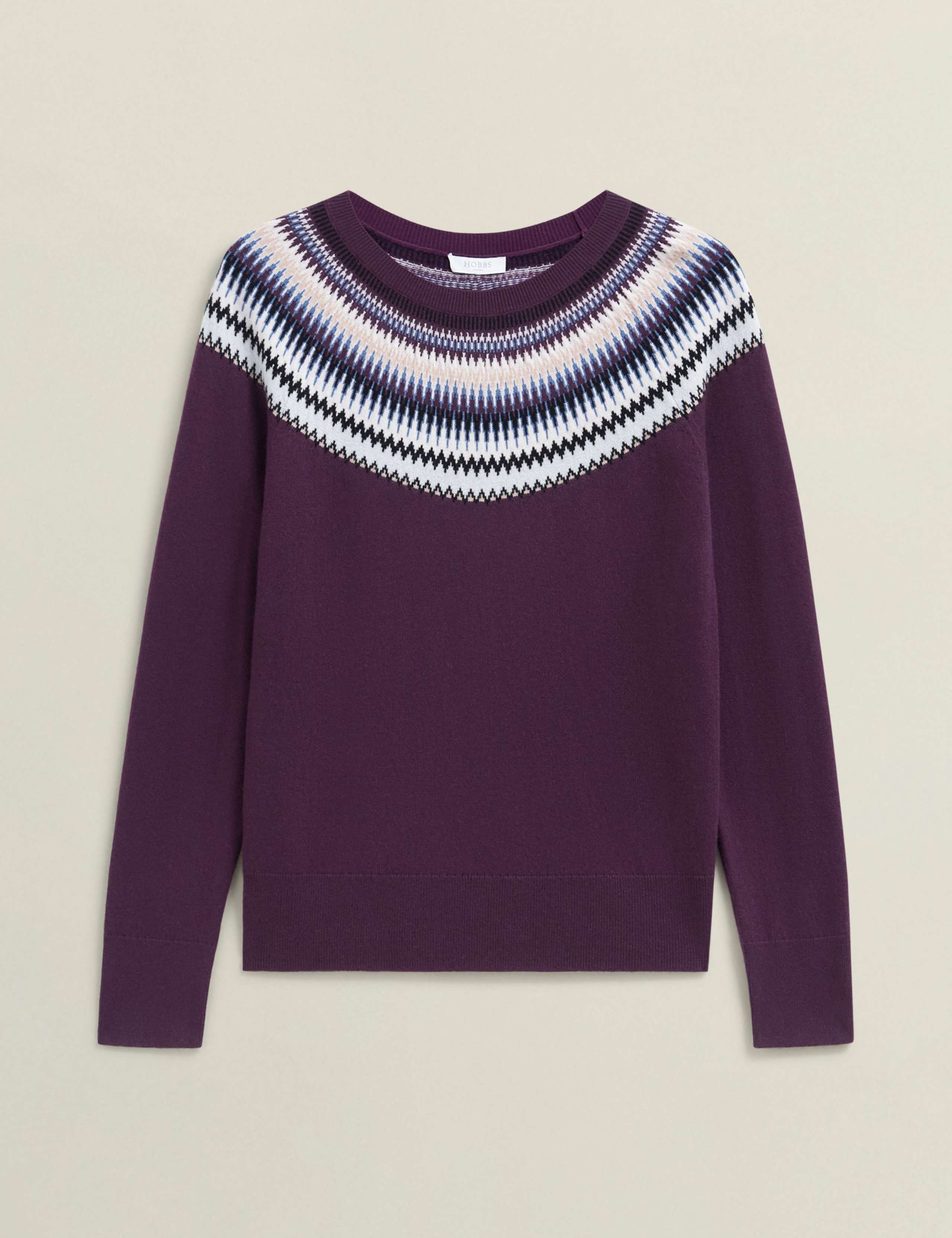 Merino Wool Blend Fair Isle Jumper 2 of 5