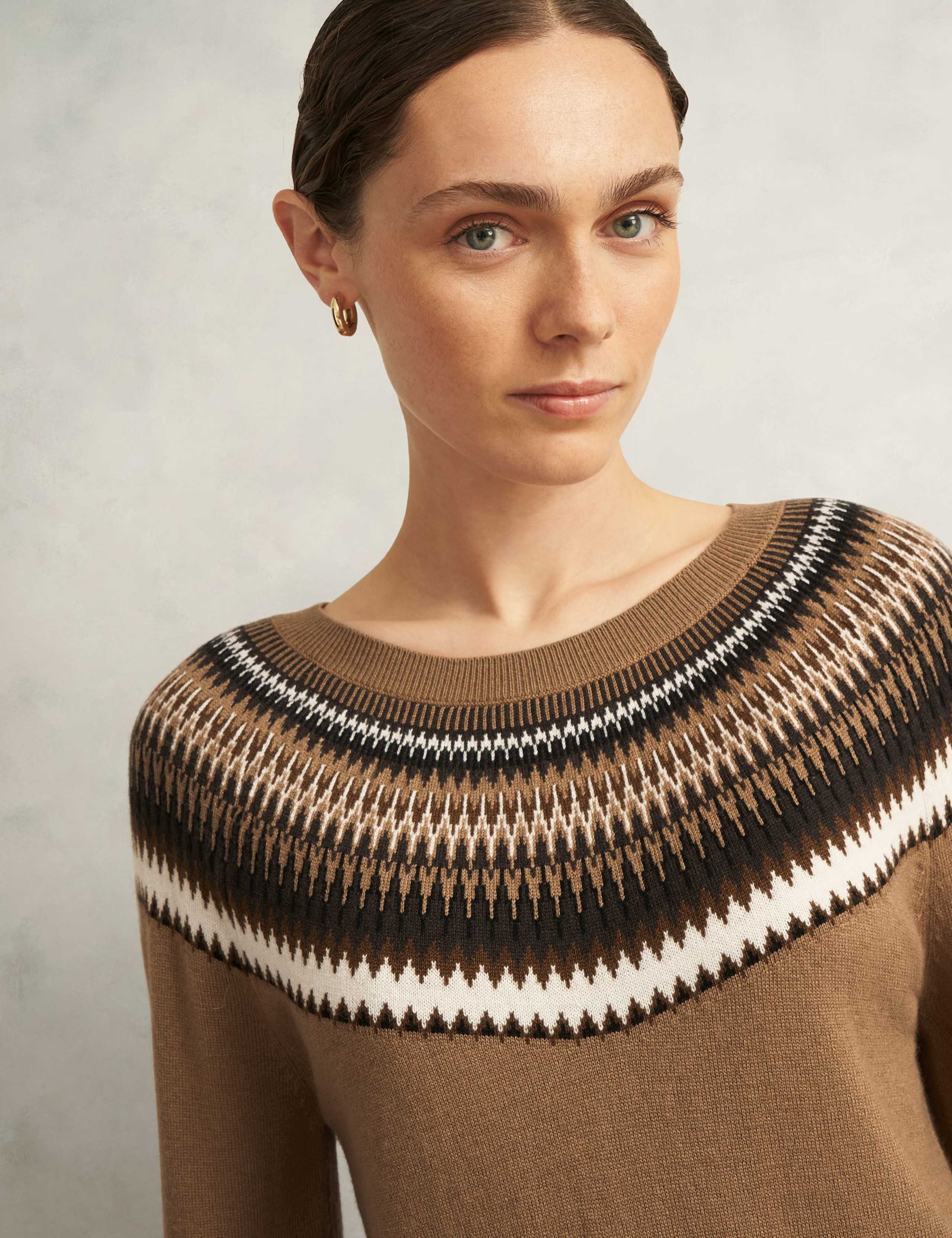 Merino Wool Blend Fair Isle Jumper 3 of 5