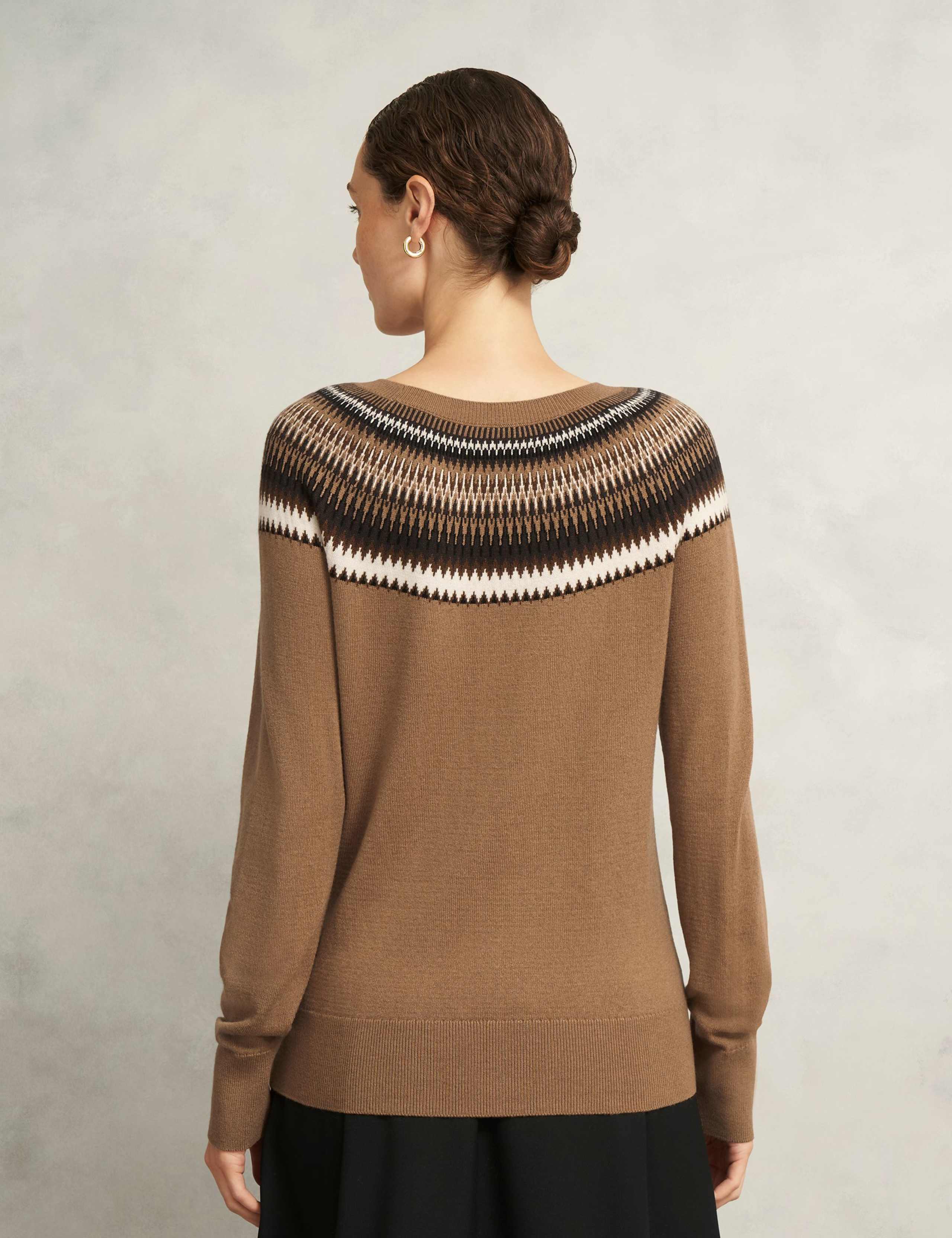 Merino Wool Blend Fair Isle Jumper 4 of 5