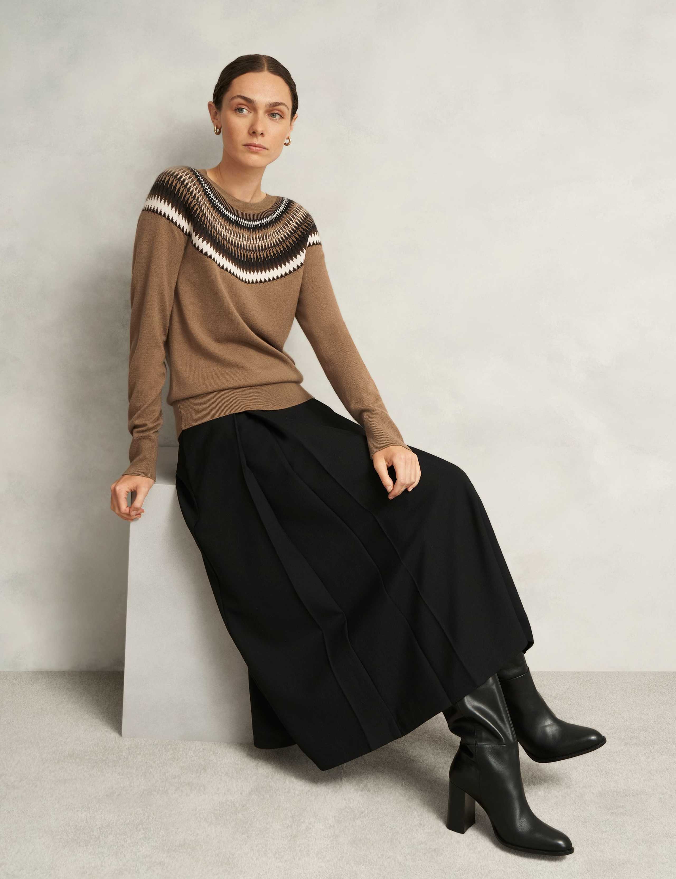 Merino Wool Blend Fair Isle Jumper 5 of 5