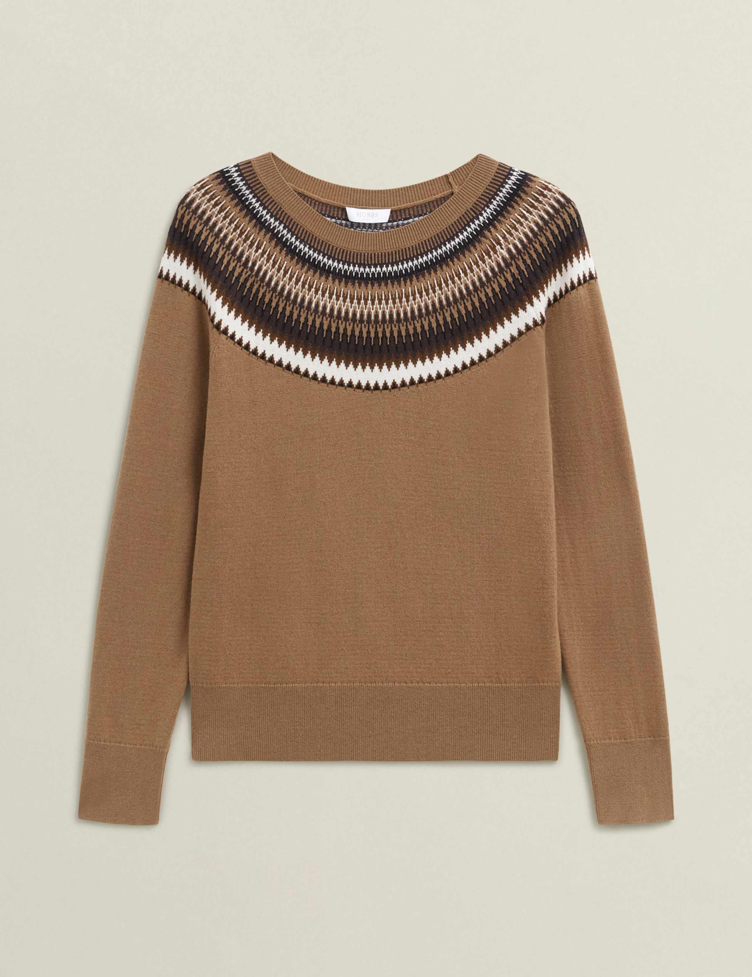 Merino Wool Blend Fair Isle Jumper 2 of 5