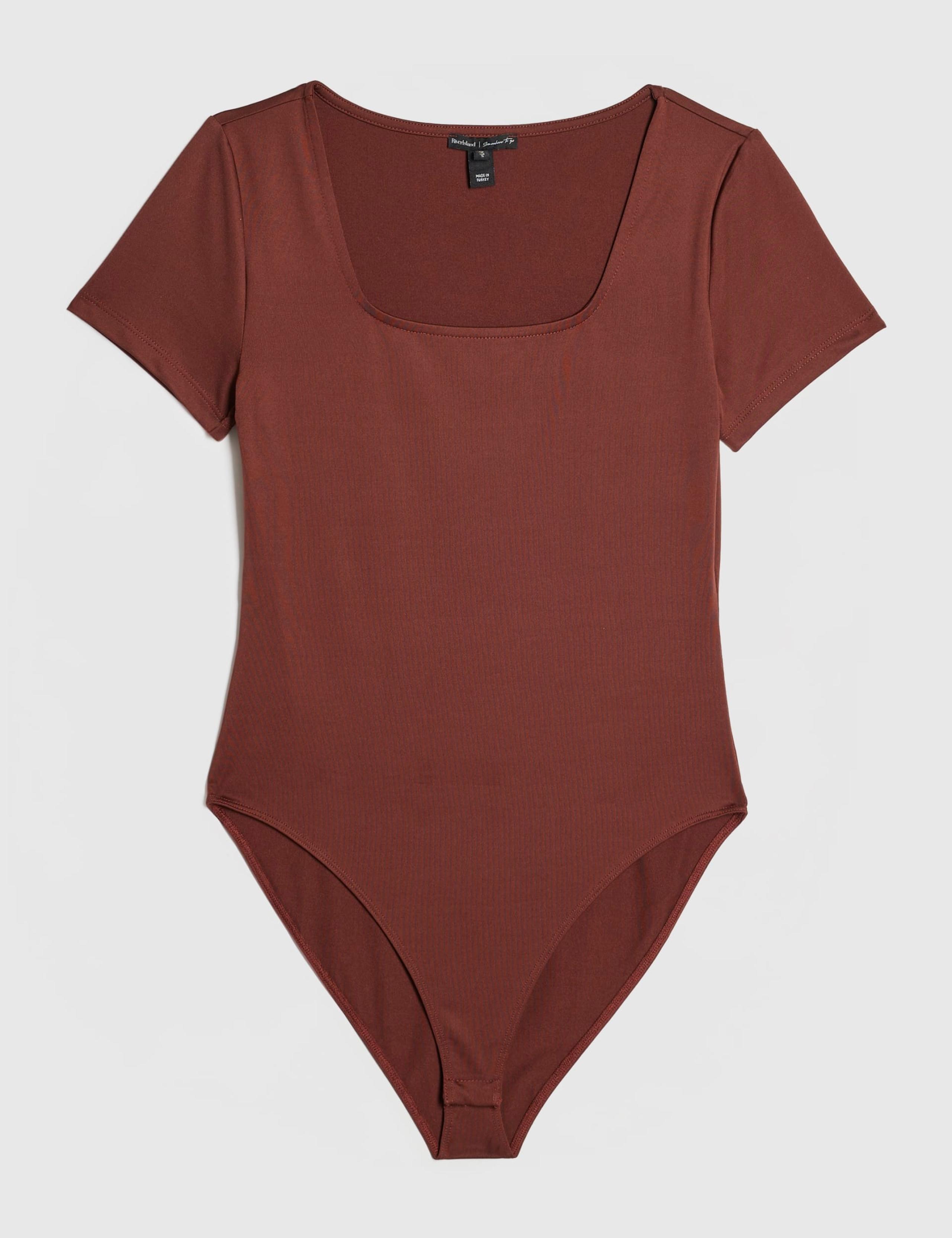 Fitted Scoop Neck Bodysuit 2 of 3
